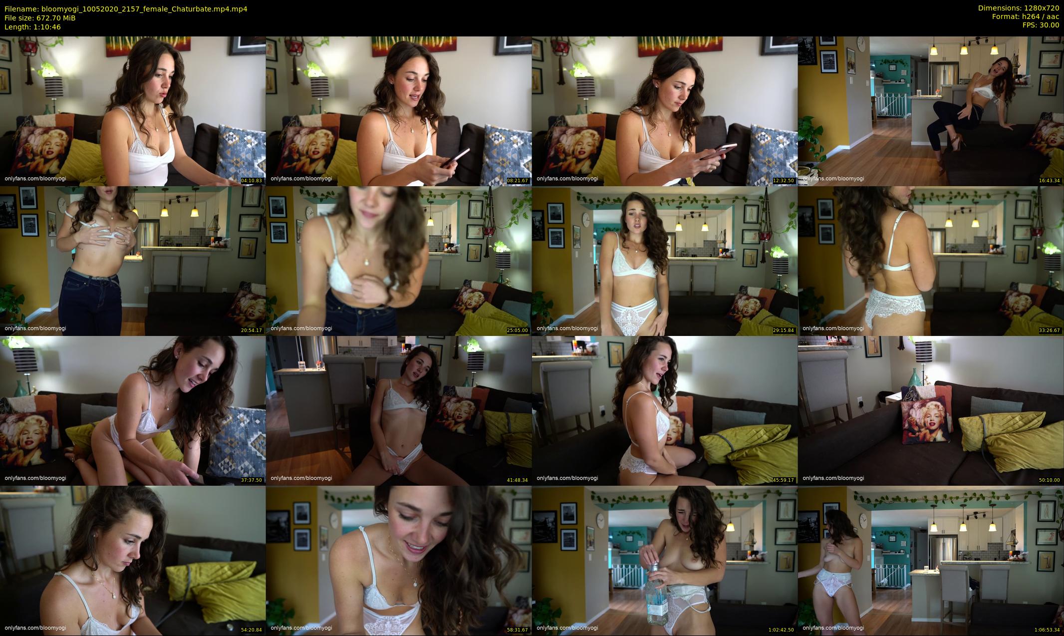 bloomyogi — 71 minute Chaturbate female cam show recording, 720p, May 10, 2020