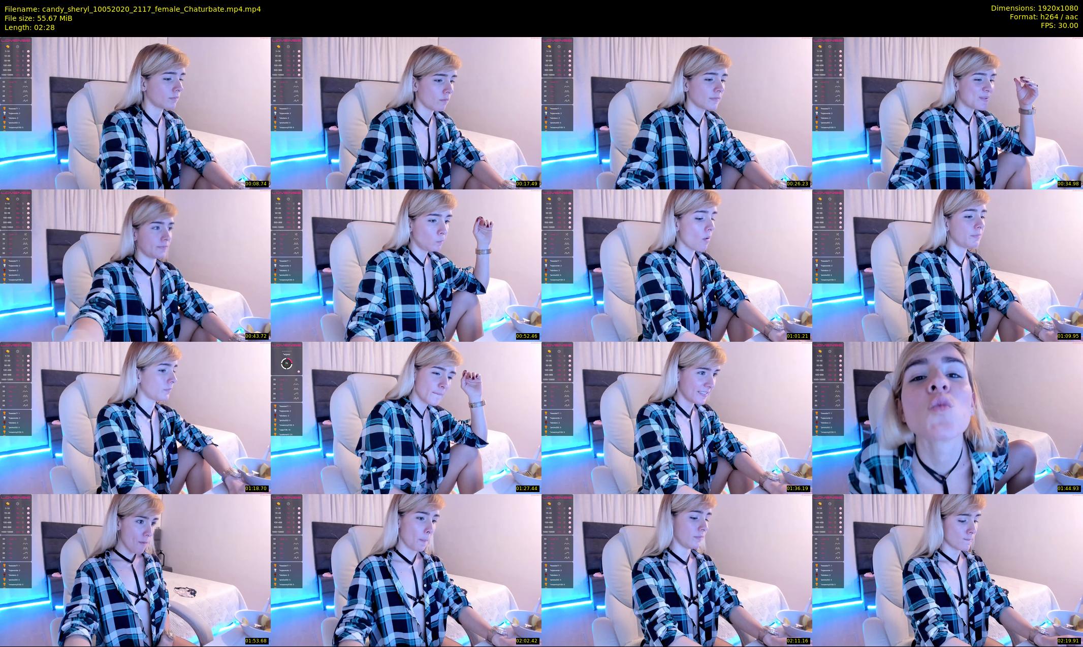 candy_sheryl — 3 minute Chaturbate female cam show recording, 1080p, May 10, 2020
