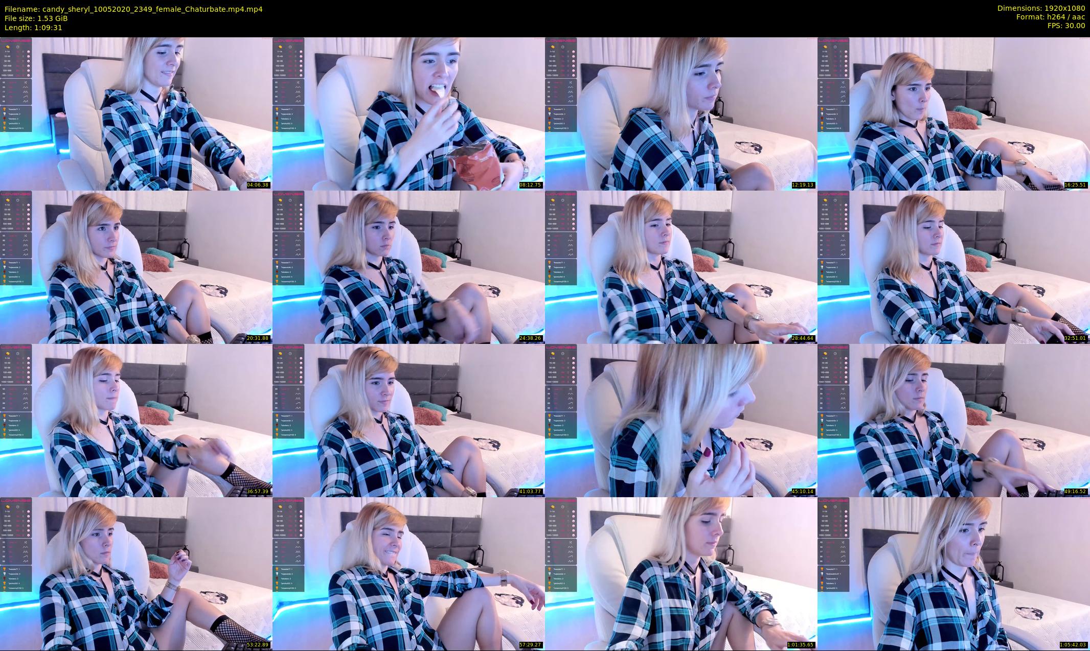 candy_sheryl — 70 minute Chaturbate female cam show recording, 1080p, May 10, 2020