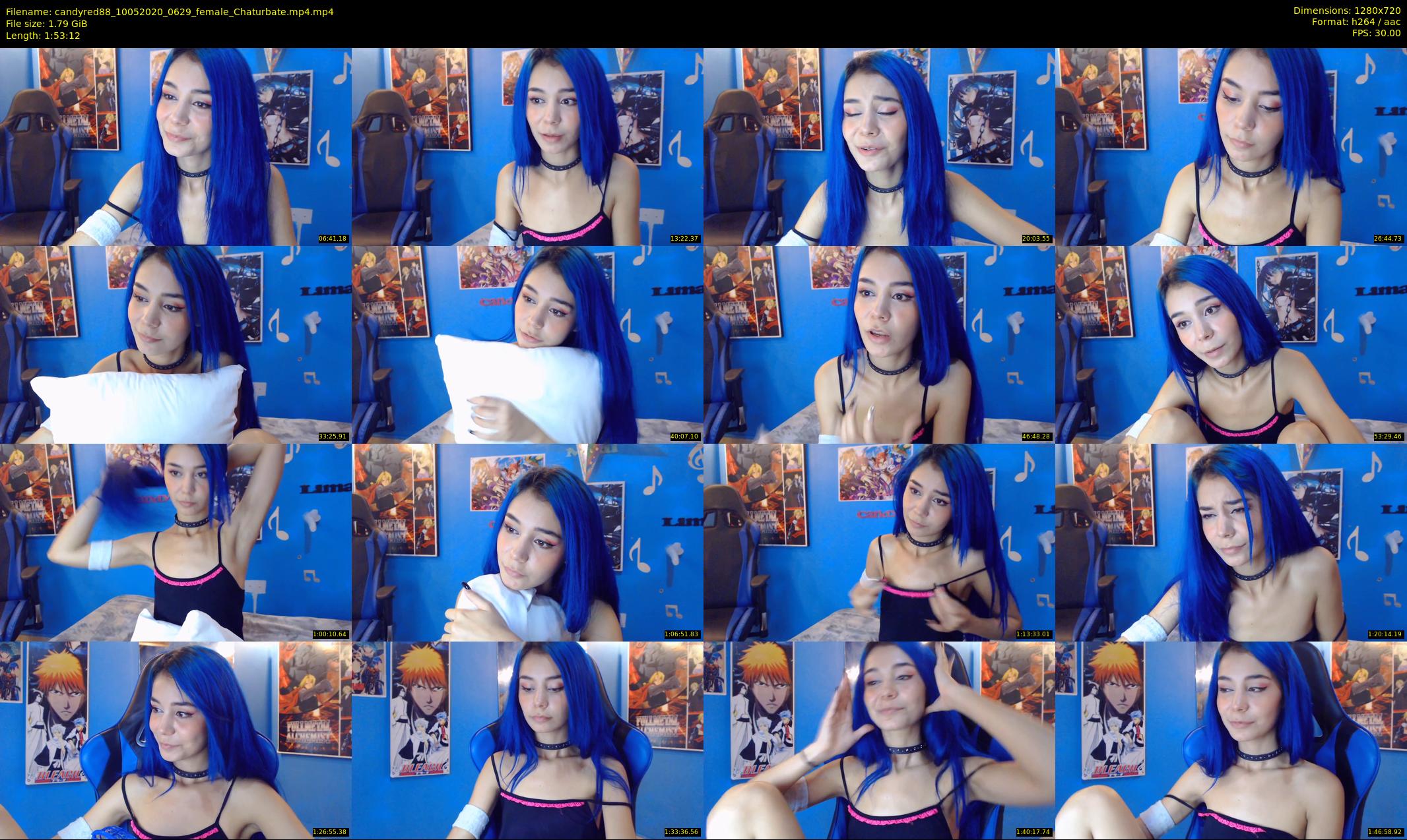 candyred88 — 114 minute Chaturbate female cam show recording, 720p, May 10, 2020