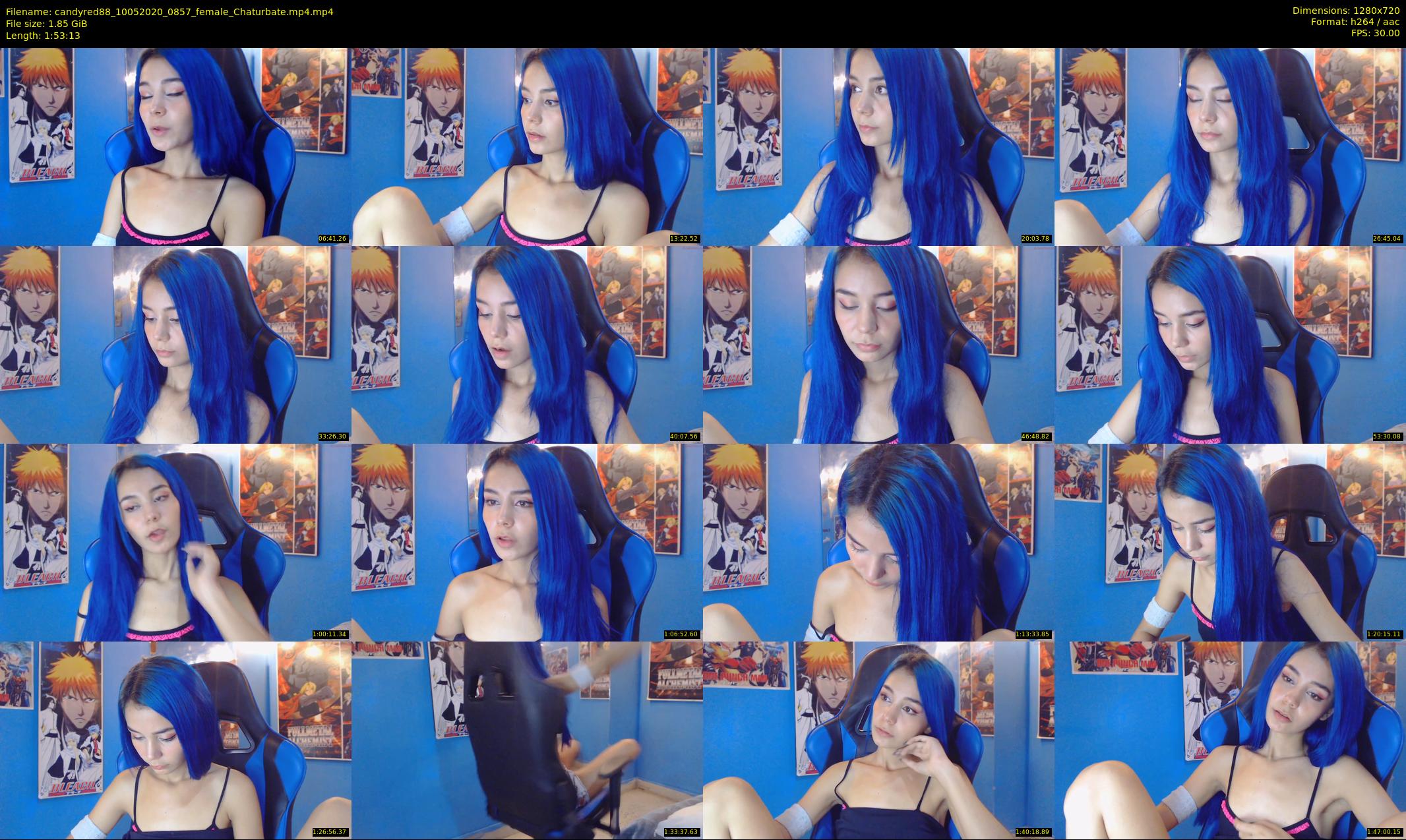 candyred88 — 114 minute Chaturbate female cam show recording, 720p, May 10, 2020