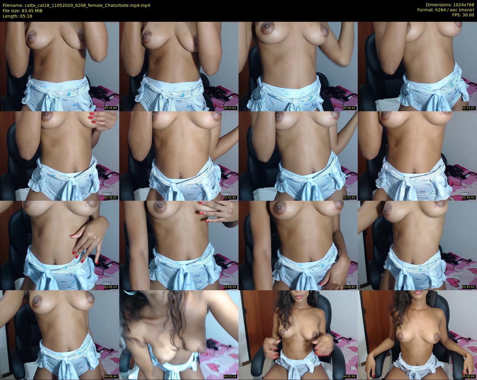 catta_cat18 — 6 minute Chaturbate female cam show recording, 720p, May 11, 2020