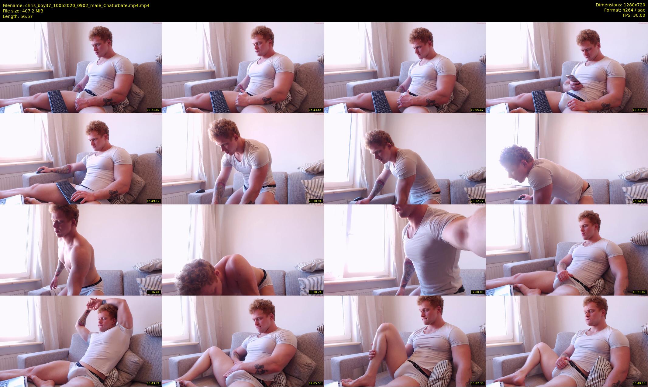 chris_boy37 — 57 minute Chaturbate male cam show recording, 720p, May 10, 2020