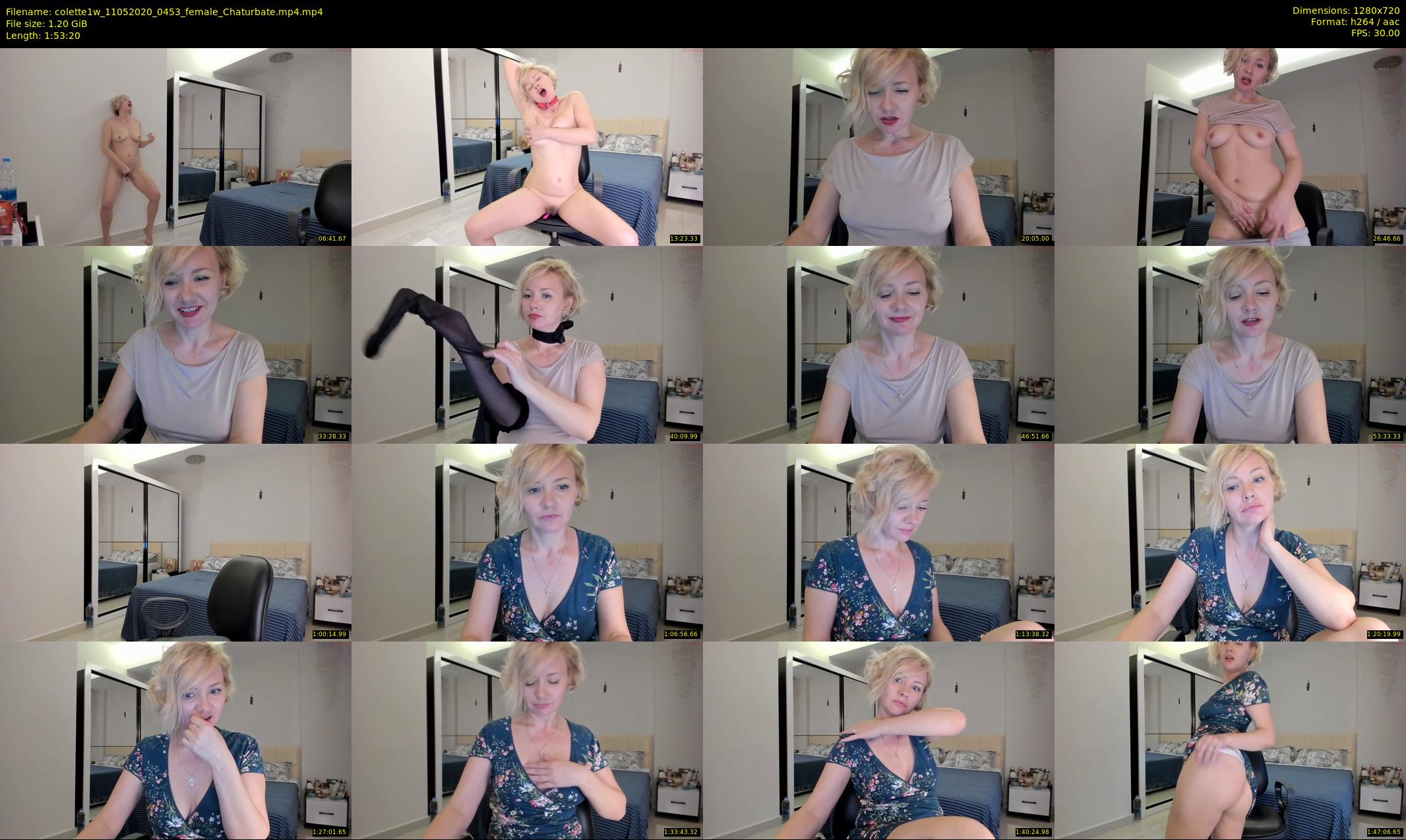 colette1w — 114 minute Chaturbate female cam show recording, 720p, May 11, 2020
