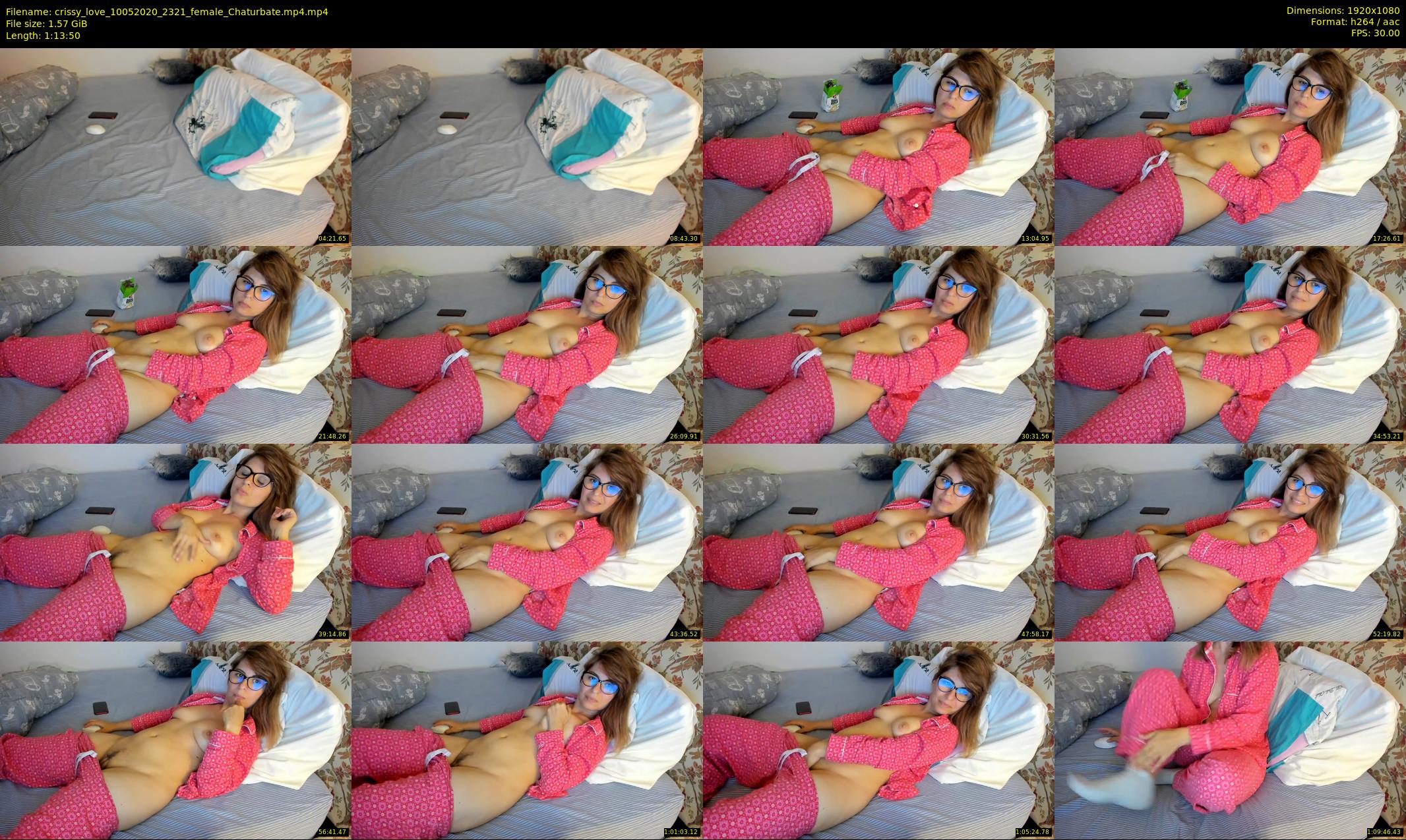 crissy_love — 74 minute Chaturbate female cam show recording, 1080p, May 10, 2020