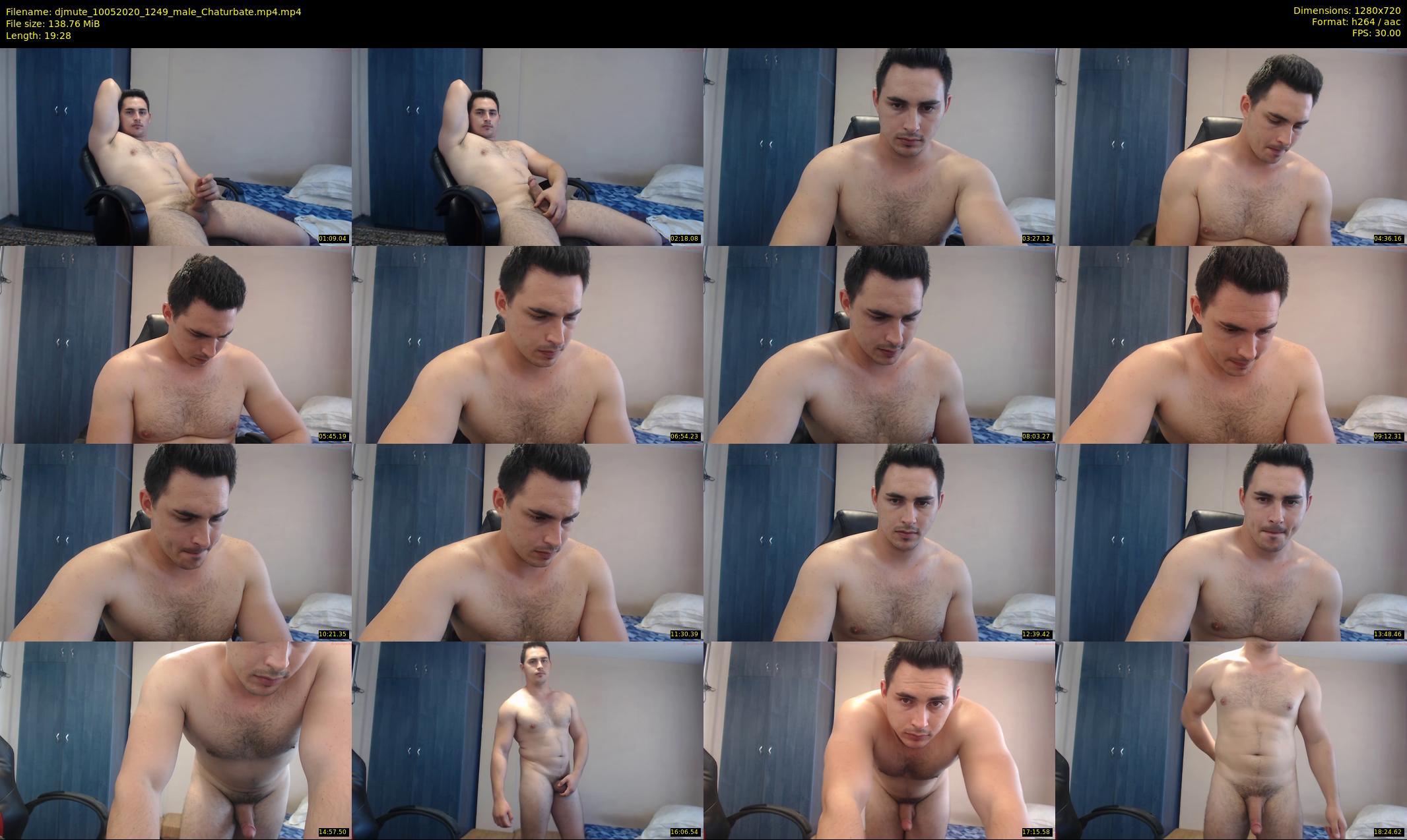djmute — 20 minute Chaturbate male cam show recording, 720p, May 10, 2020