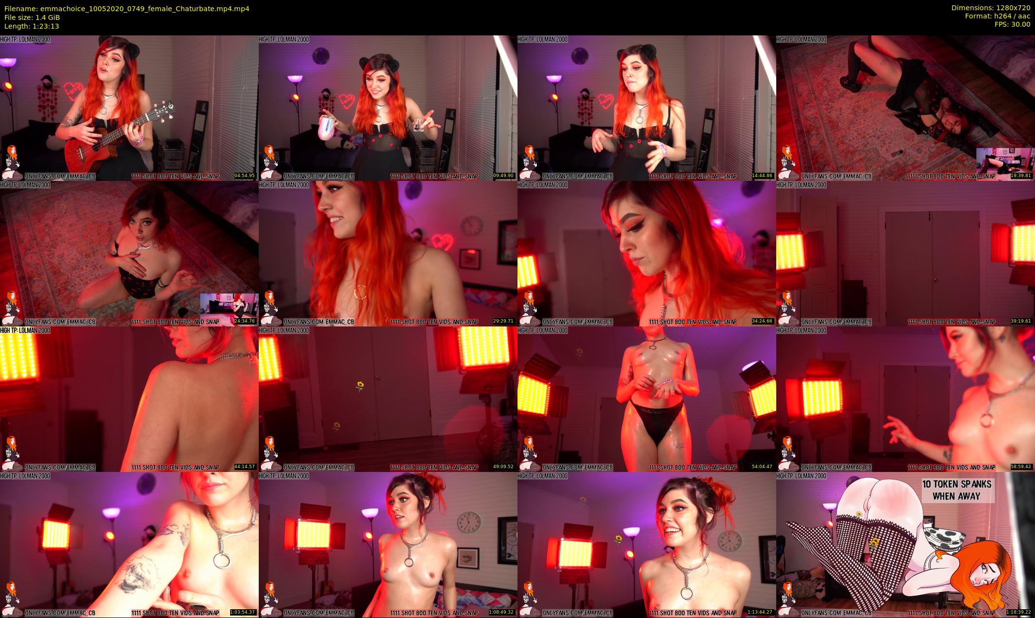 emmachoice — 84 minute Chaturbate female cam show recording, 720p, May 10, 2020
