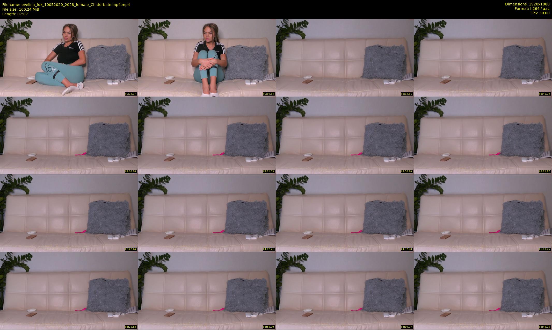 evelina_fox — 8 minute Chaturbate female cam show recording, 1080p, May 10, 2020