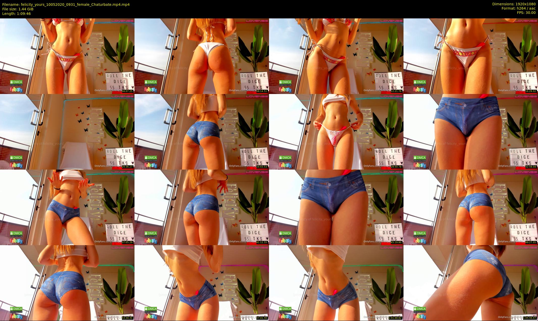 felicity_yours — 70 minute Chaturbate female cam show recording, 1080p, May 10, 2020