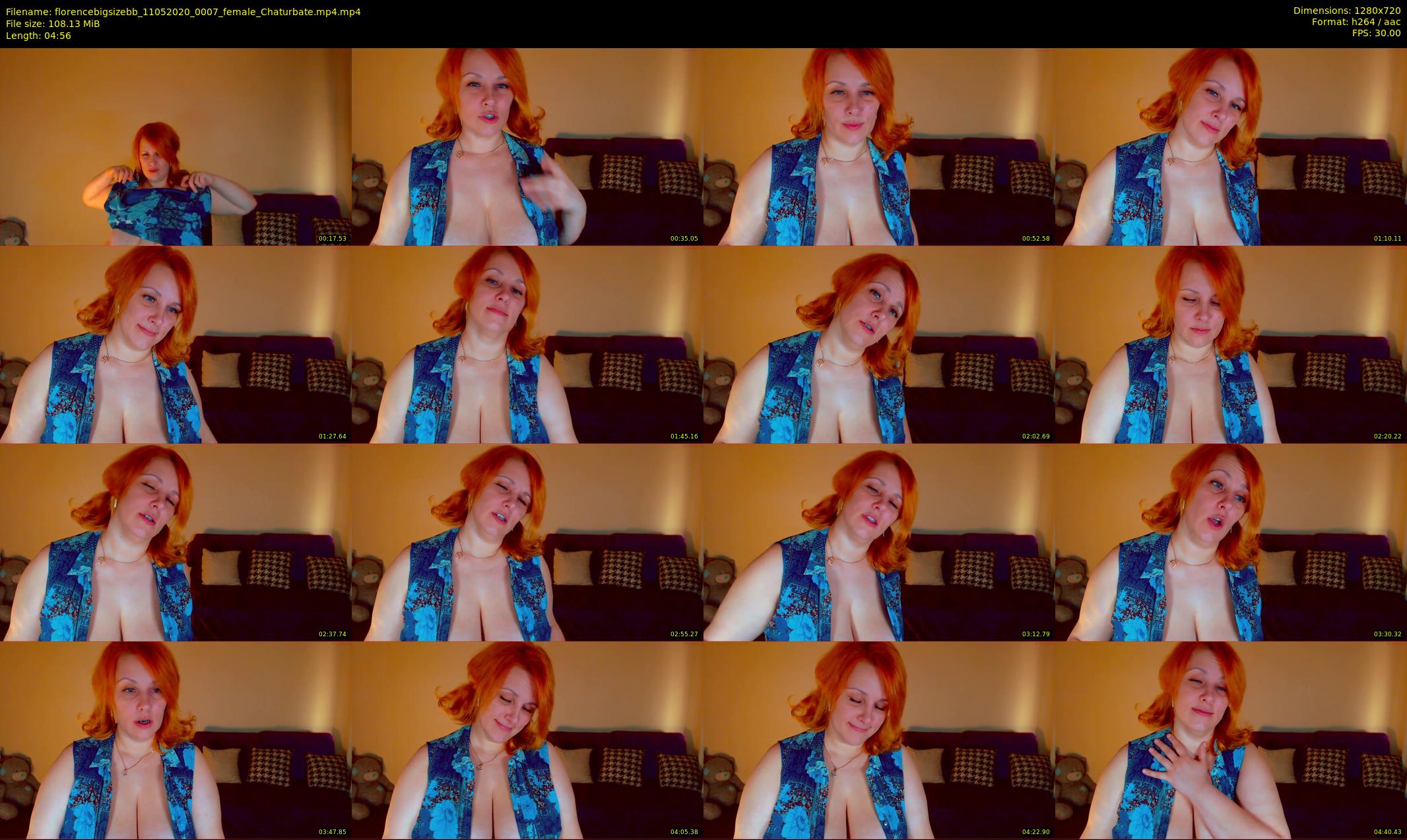 florencebigsizebb — 5 minute Chaturbate female cam show recording, 720p, May 11, 2020