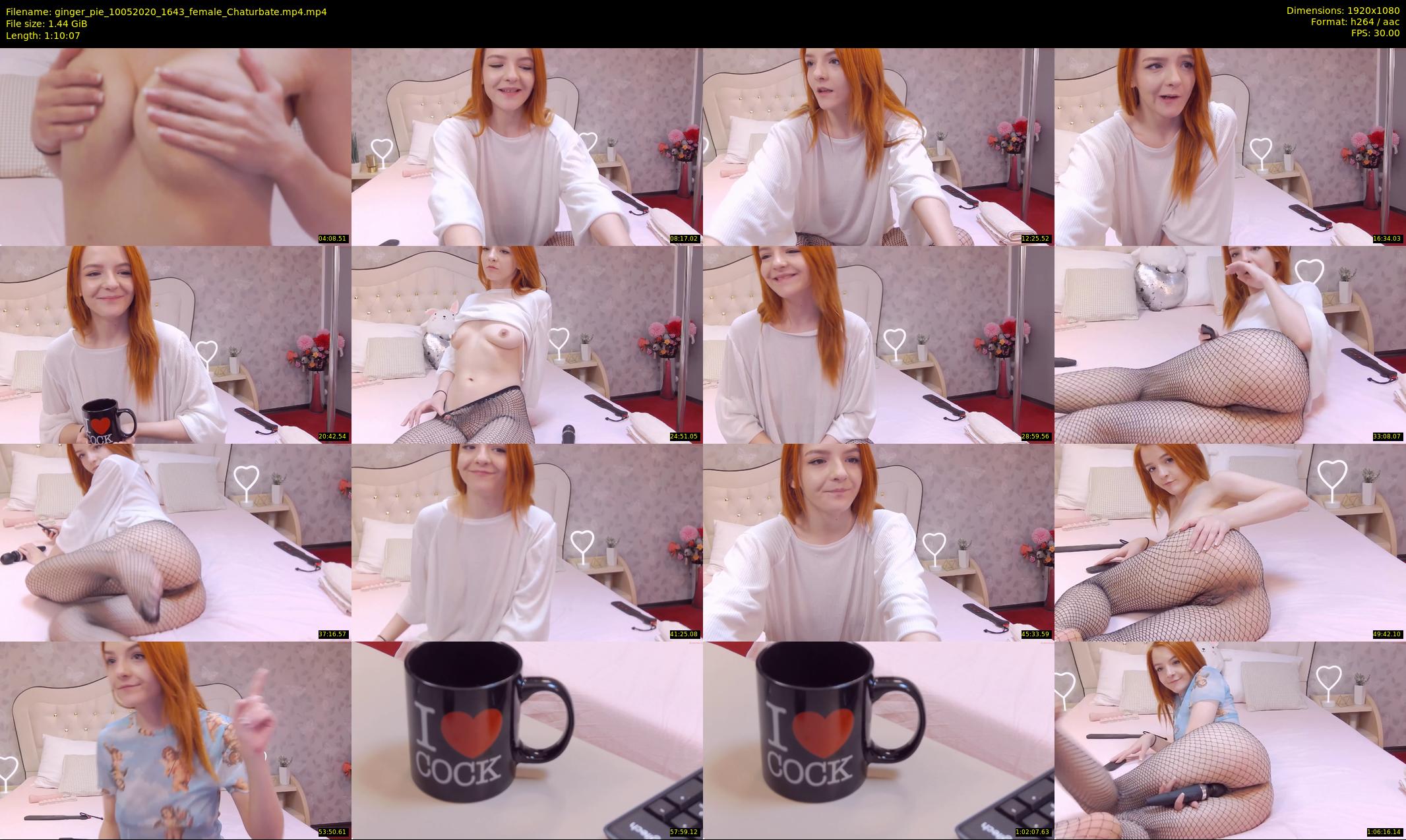 ginger_pie — 71 minute Chaturbate female cam show recording, 1080p, May 10, 2020