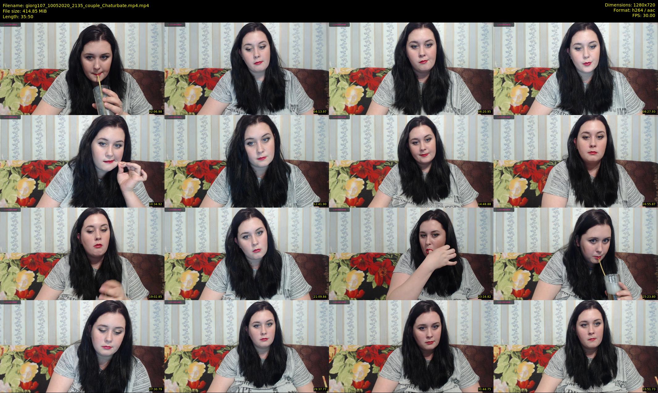 giorg107 — 36 minute Chaturbate couple cam show recording, 720p, May 10, 2020