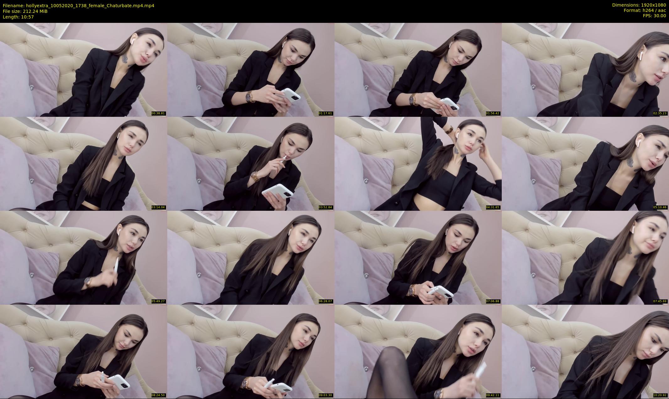 hollyextra — 11 minute Chaturbate female cam show recording, 1080p, May 10, 2020