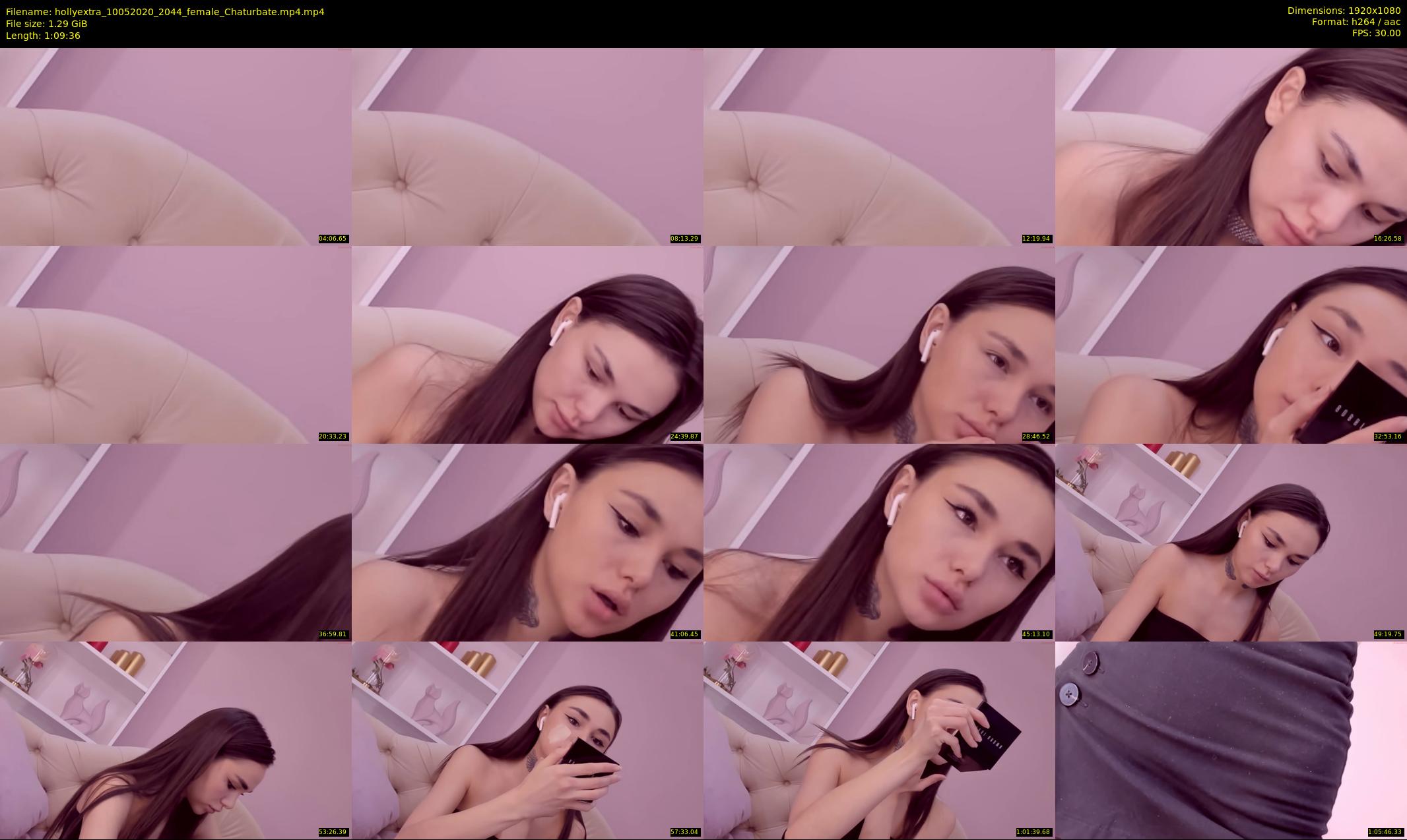 hollyextra — 70 minute Chaturbate female cam show recording, 1080p, May 10, 2020