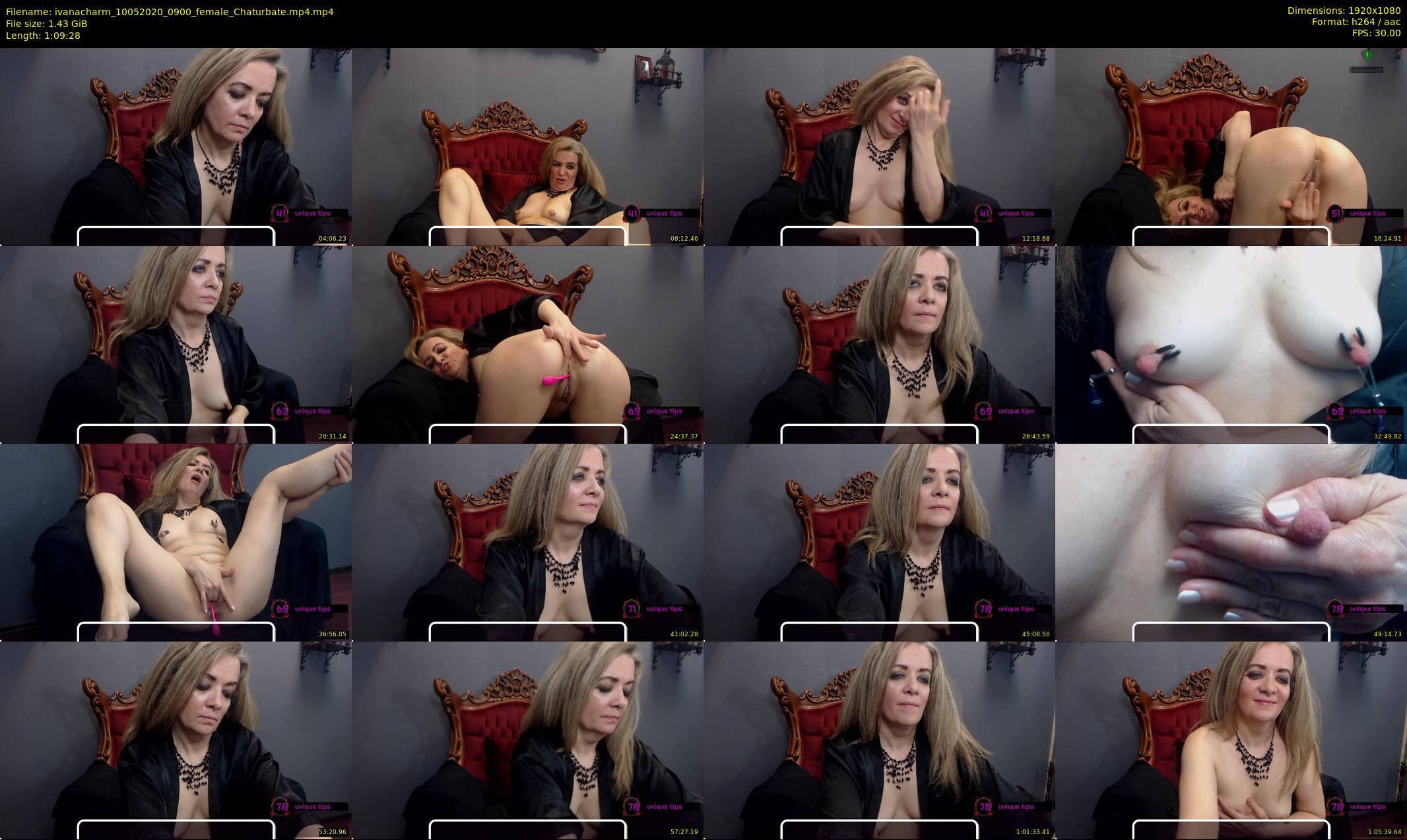 ivanacharm — 70 minute Chaturbate female cam show recording, 1080p, May 10, 2020