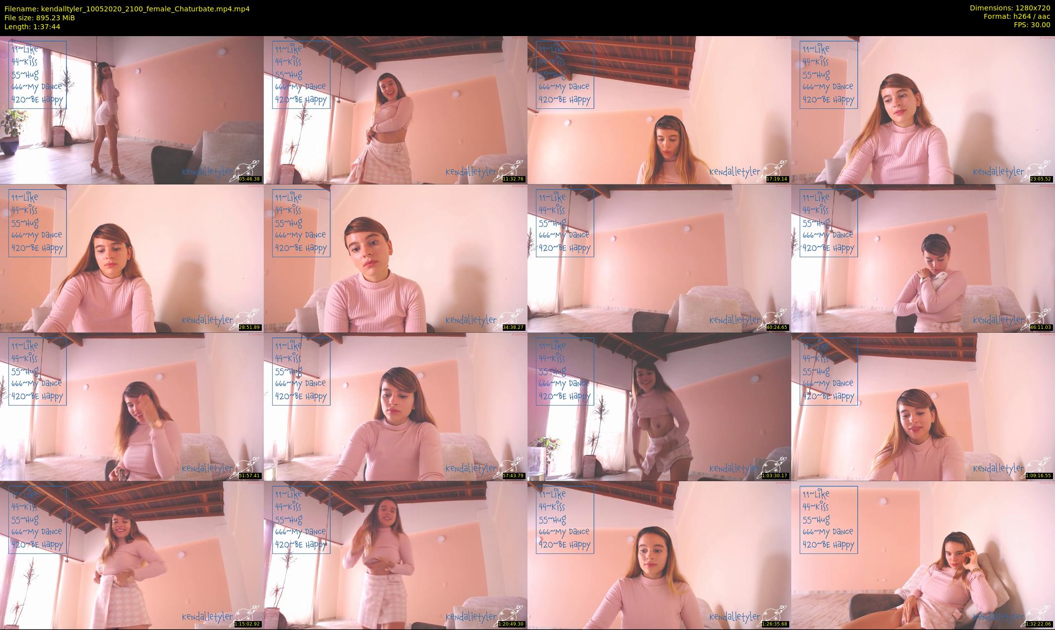 kendalltyler — 98 minute Chaturbate female cam show recording, 720p, May 10, 2020