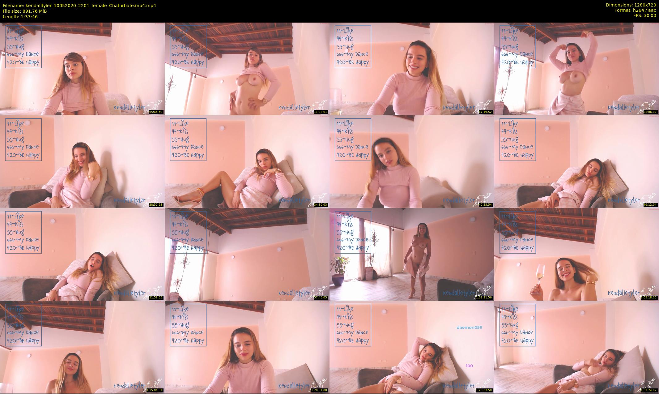 kendalltyler — 98 minute Chaturbate female cam show recording, 720p, May 10, 2020