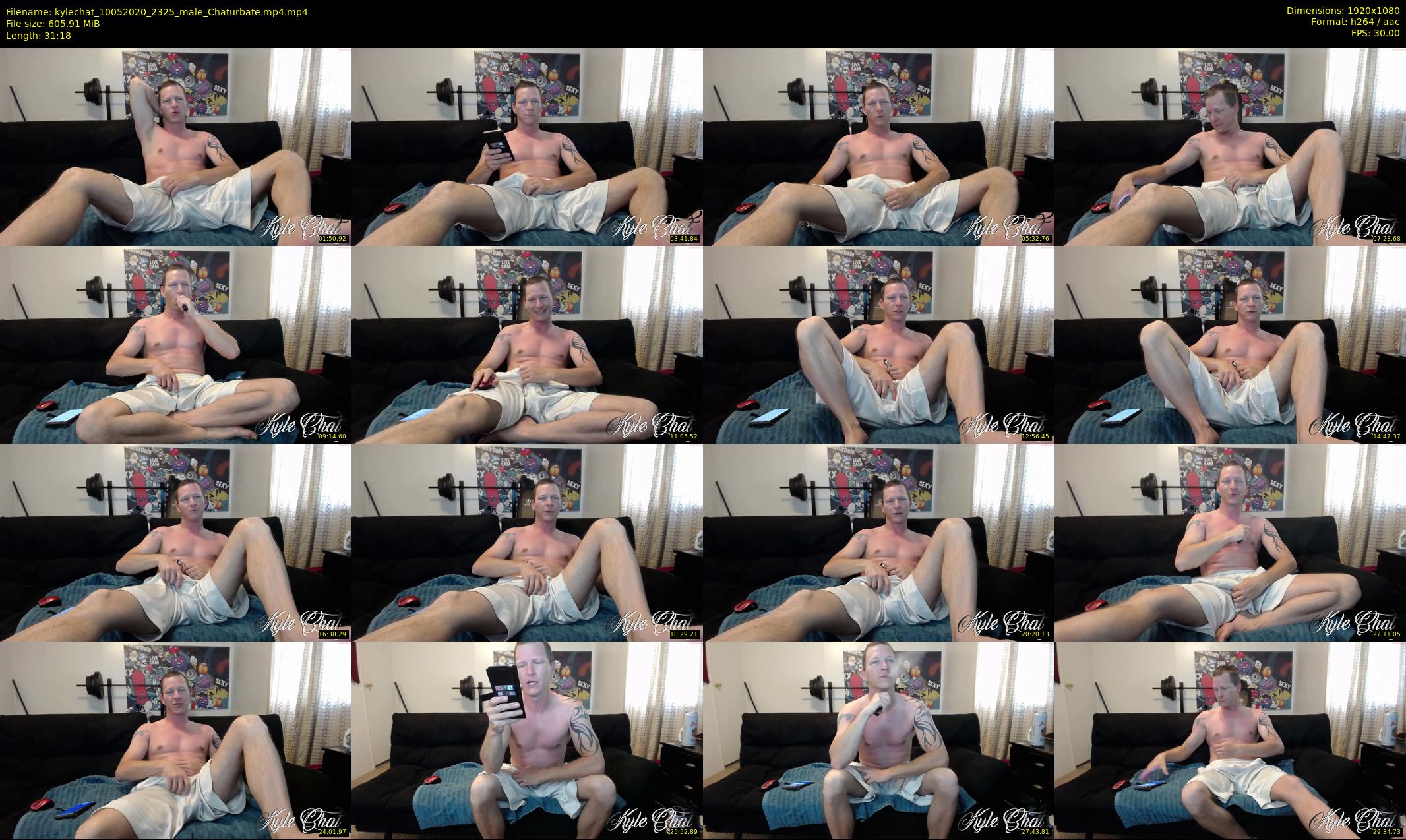 kylechat — 32 minute Chaturbate male cam show recording, 1080p, May 10, 2020