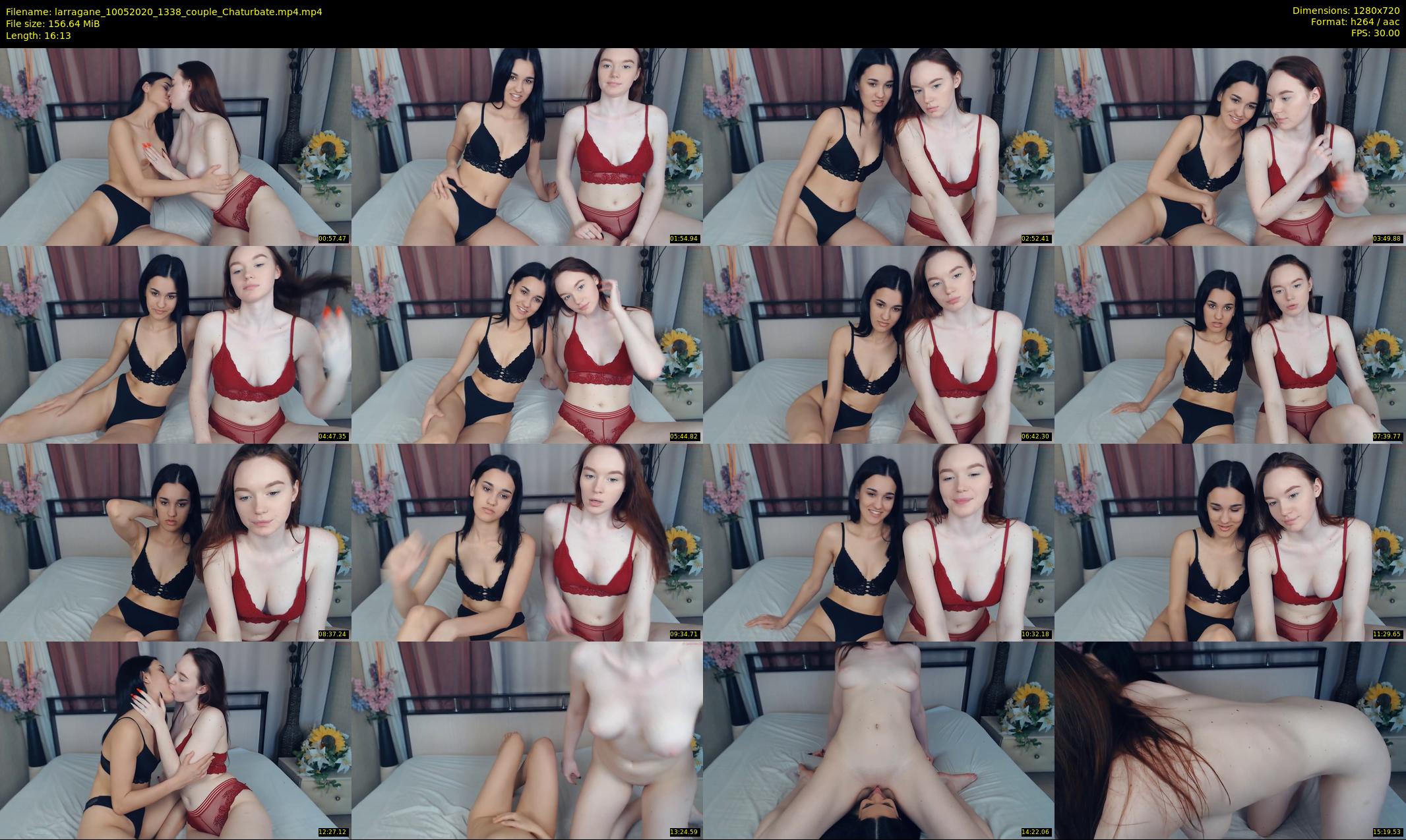 larragane — 17 minute Chaturbate couple cam show recording, 720p, May 10, 2020