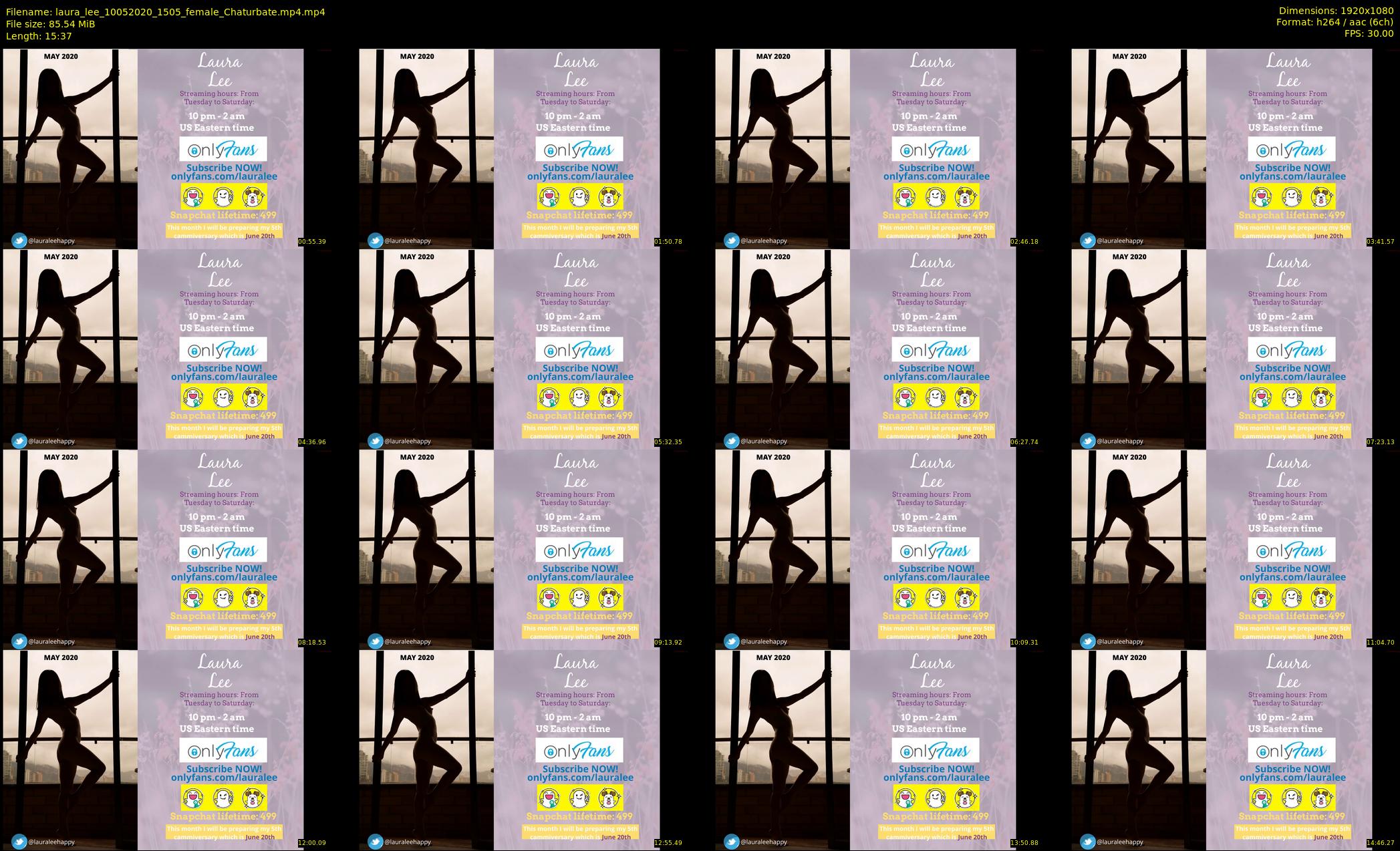 laura_lee — 16 minute Chaturbate female cam show recording, 1080p, May 10, 2020