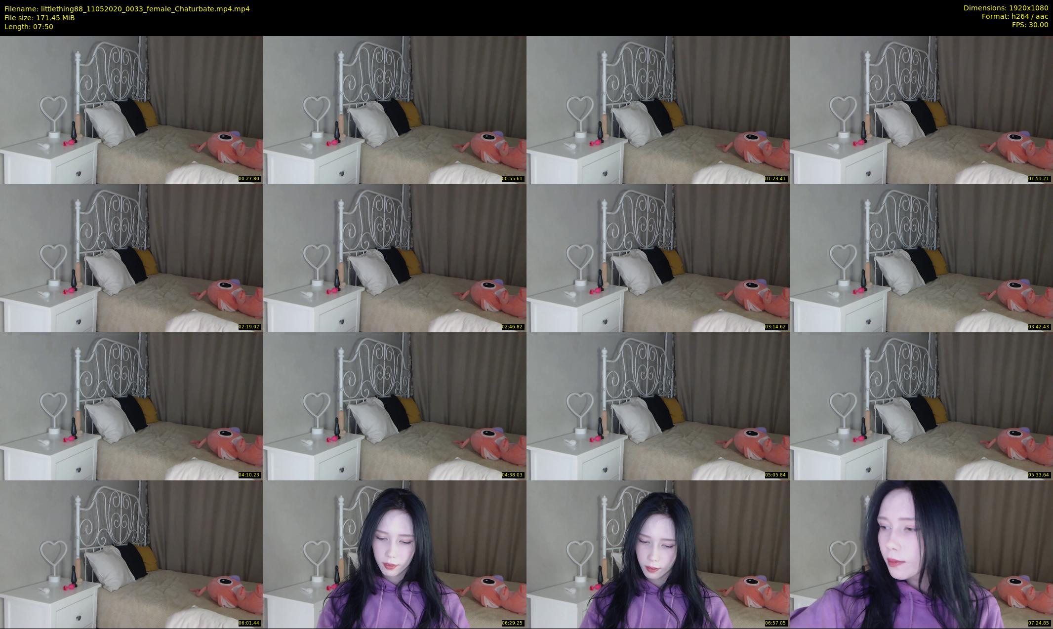 littlething88 — 8 minute Chaturbate female cam show recording, 1080p, May 11, 2020