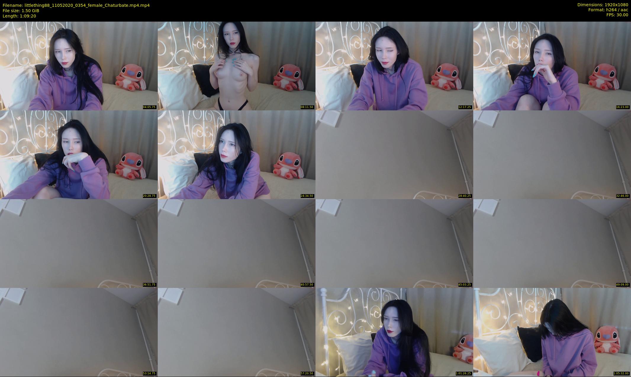 littlething88 — 70 minute Chaturbate female cam show recording, 1080p, May 11, 2020
