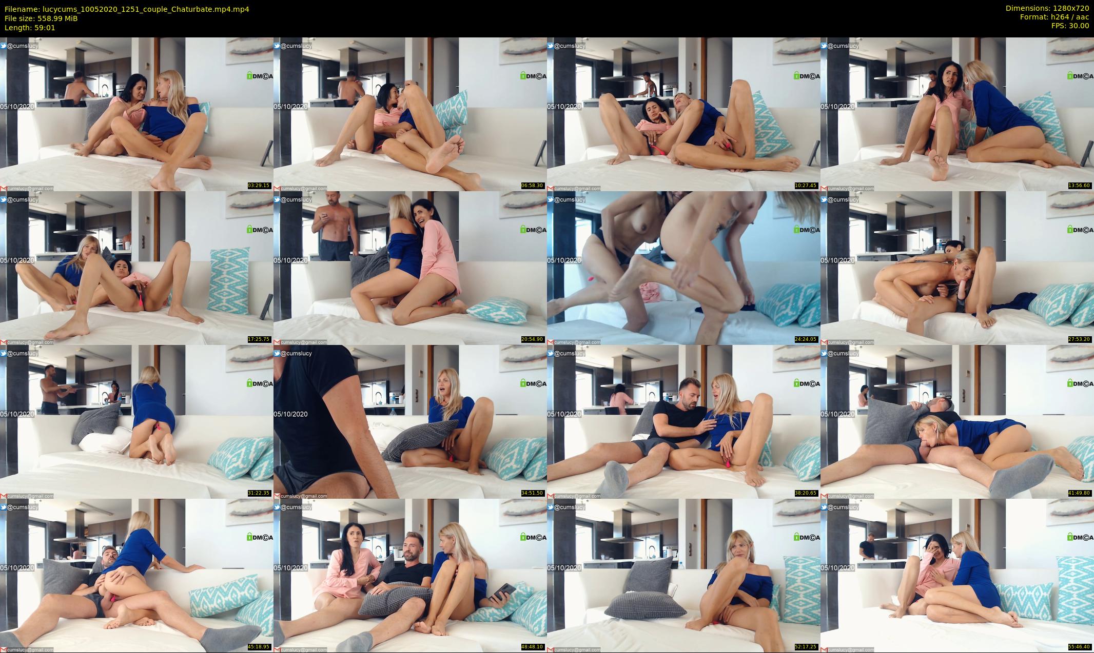lucycums — 60 minute Chaturbate couple cam show recording, 720p, May 10, 2020
