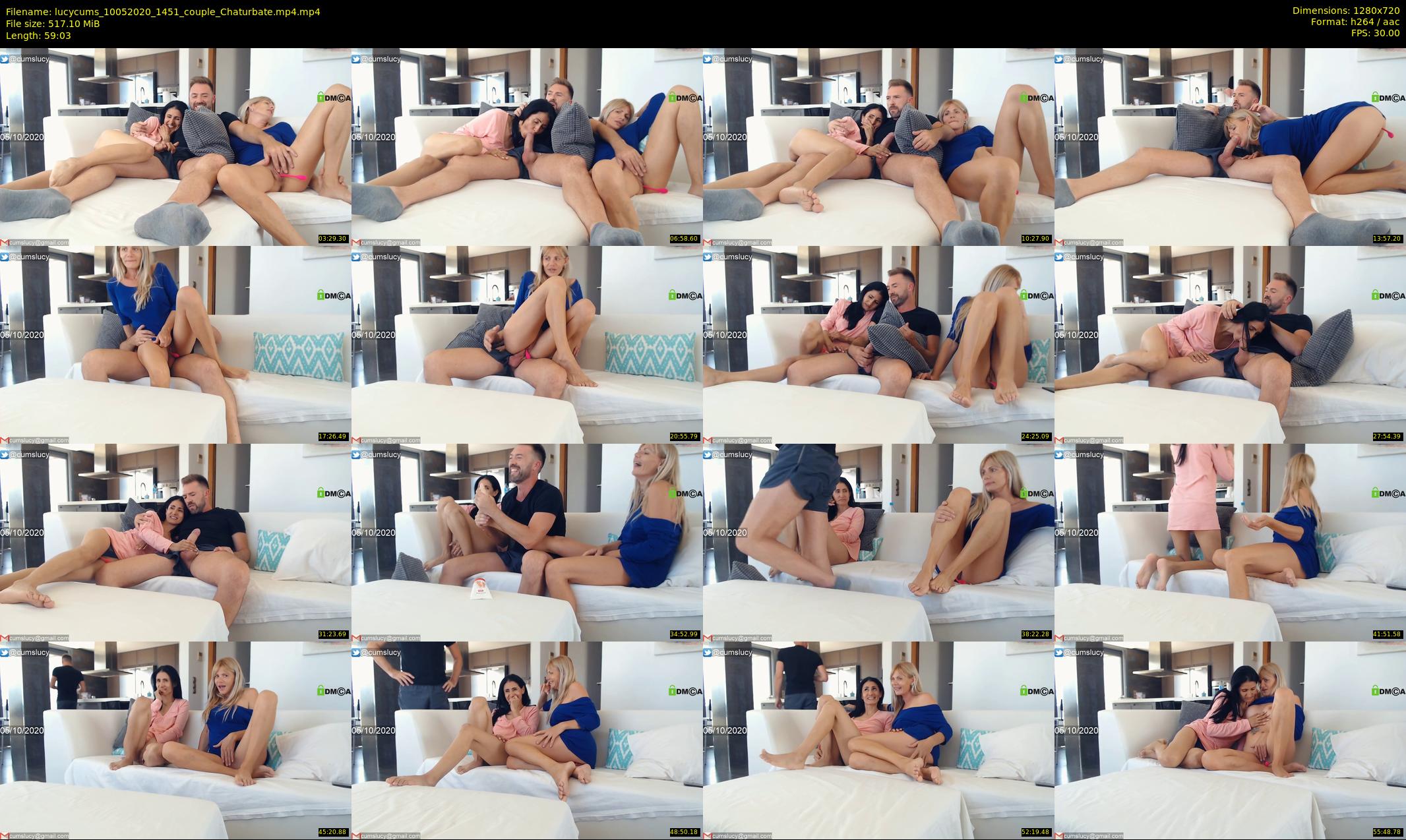 lucycums — 60 minute Chaturbate couple cam show recording, 720p, May 10, 2020