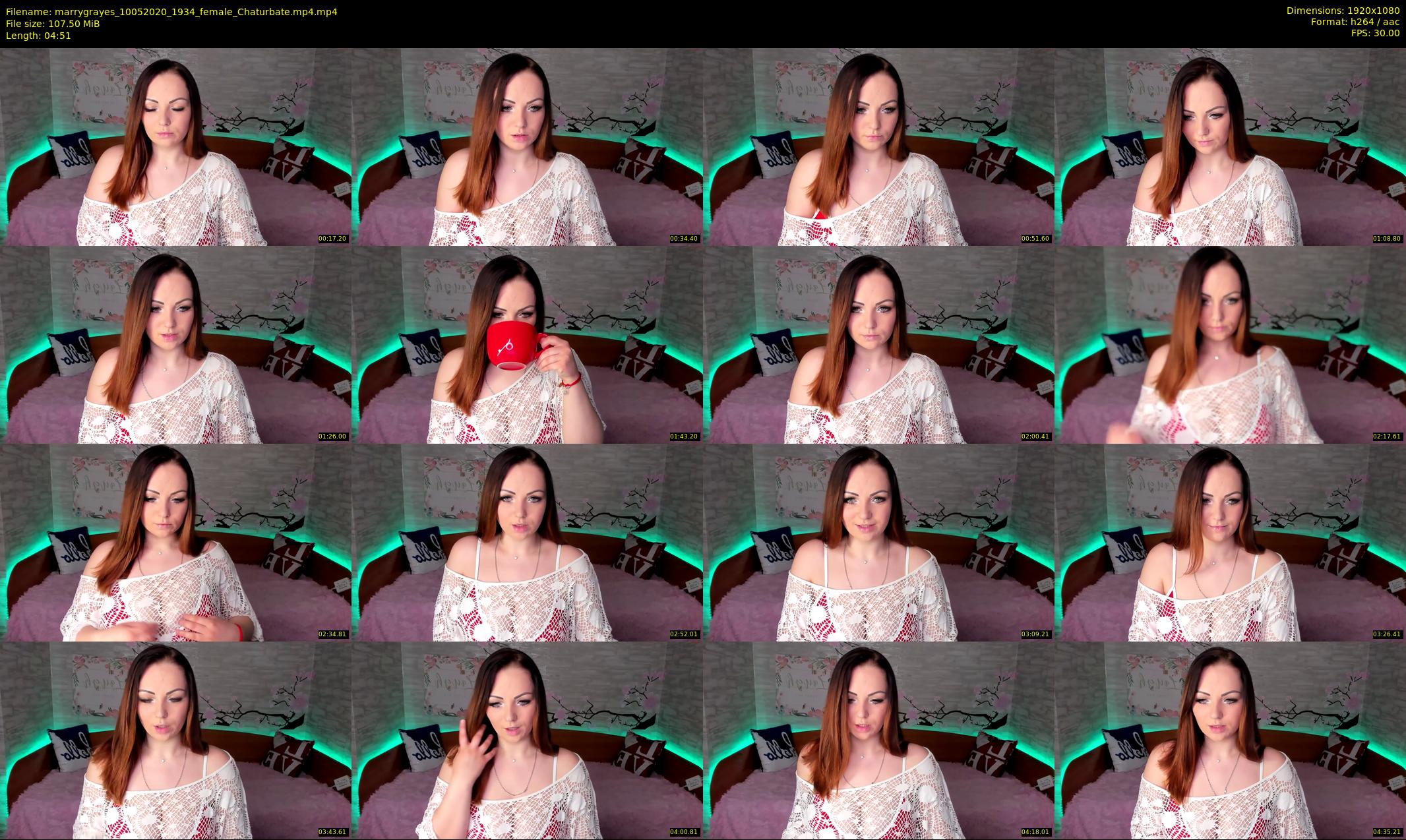 marrygrayes — 5 minute Chaturbate female cam show recording, 1080p, May 10, 2020