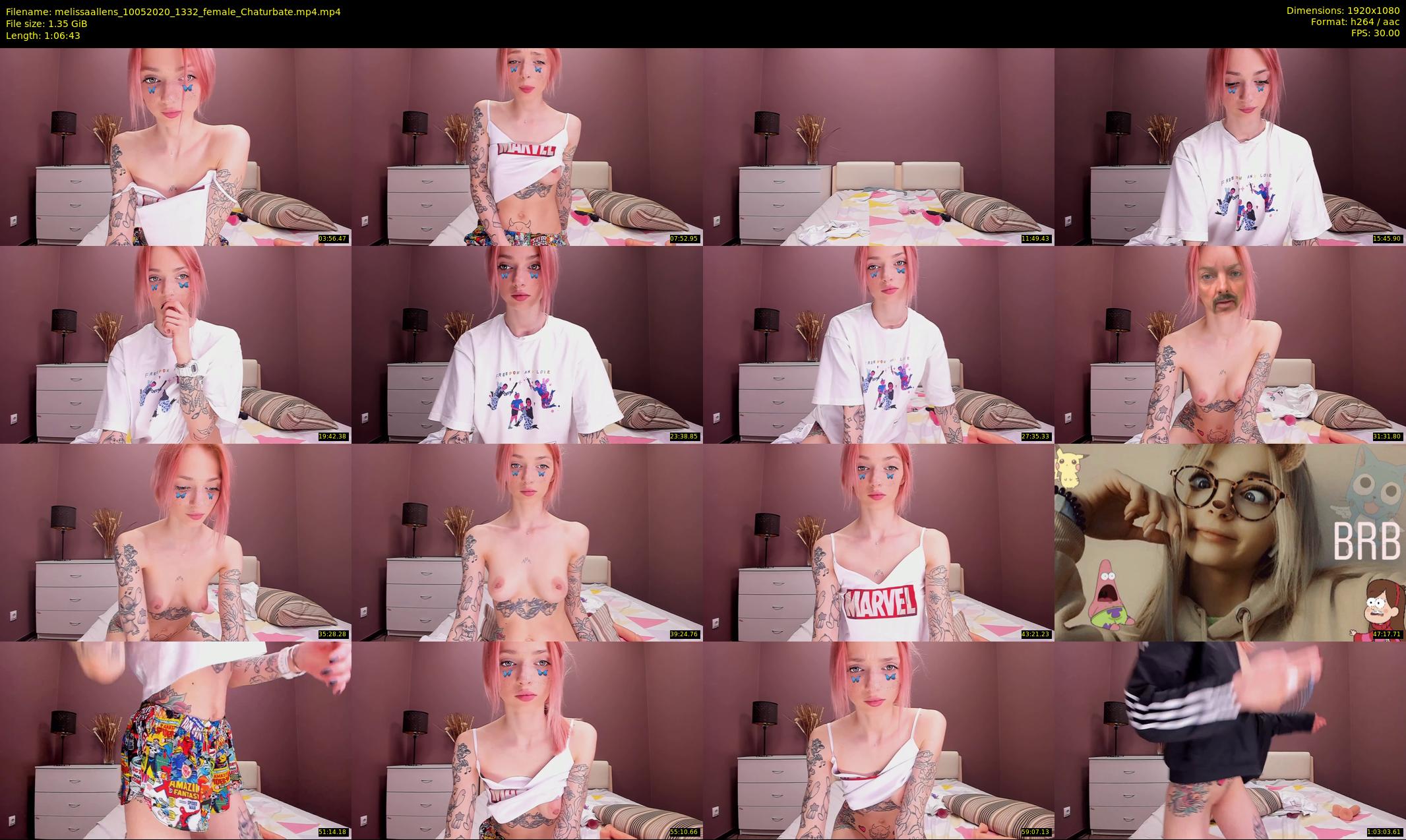 melissaallens — 67 minute Chaturbate female cam show recording, 1080p, May 10, 2020
