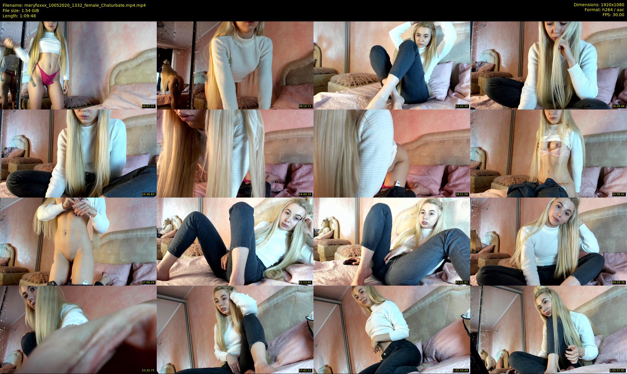 meryfoxxx — 70 minute Chaturbate female cam show recording, 1080p, May 10, 2020