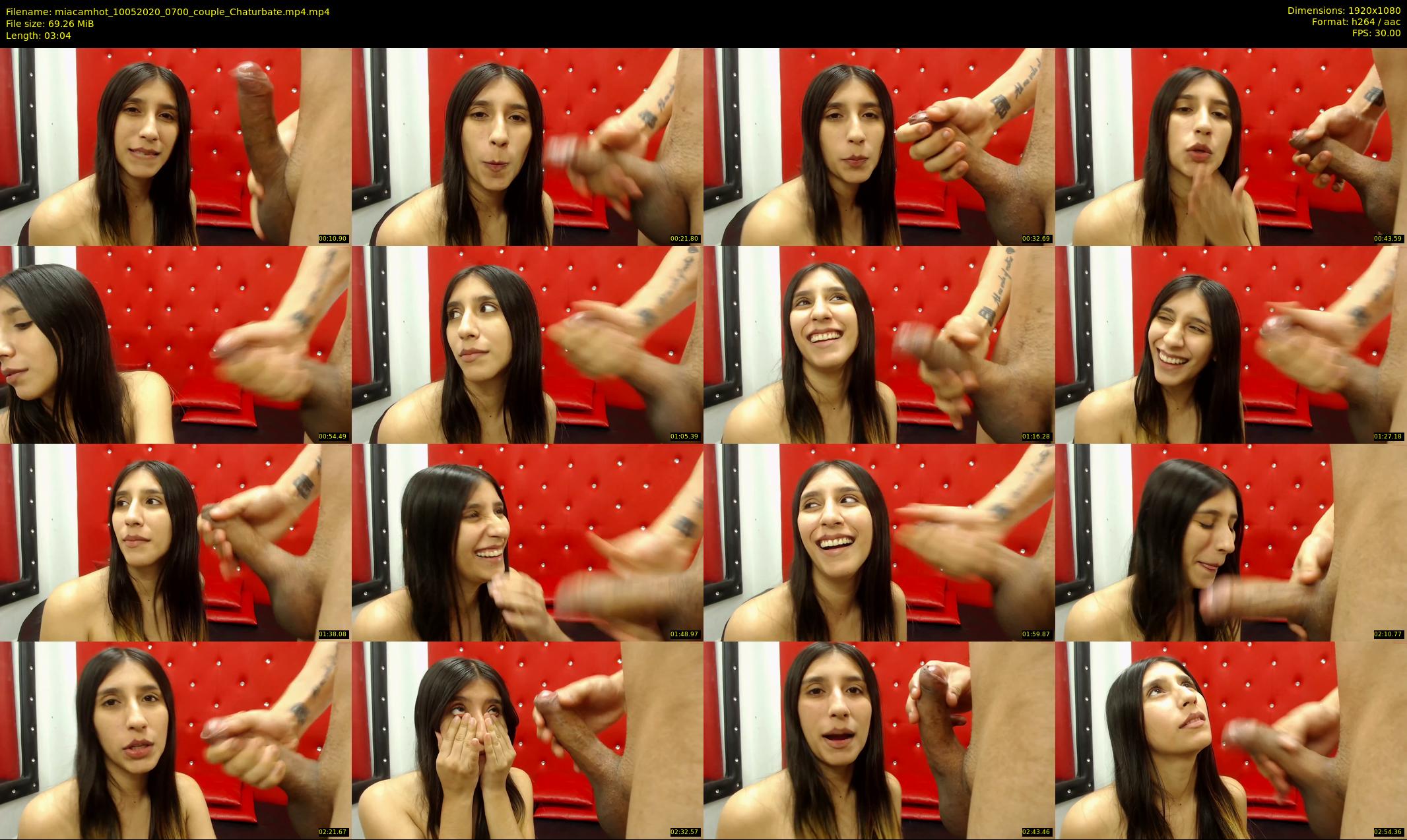 miacamhot — 4 minute Chaturbate couple cam show recording, 1080p, May 10, 2020