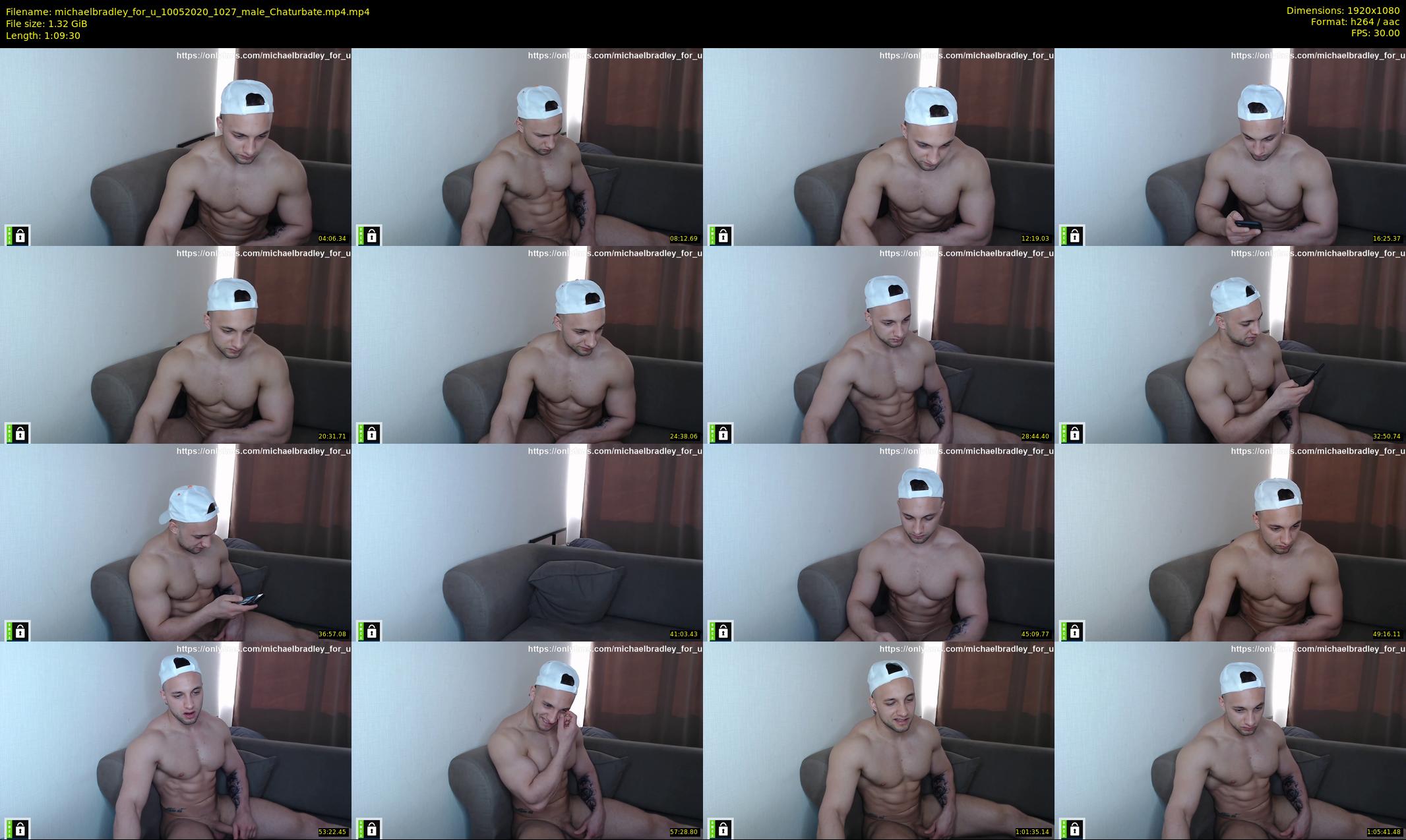 michaelbradley_for_u — 70 minute Chaturbate male cam show recording, 1080p, May 10, 2020