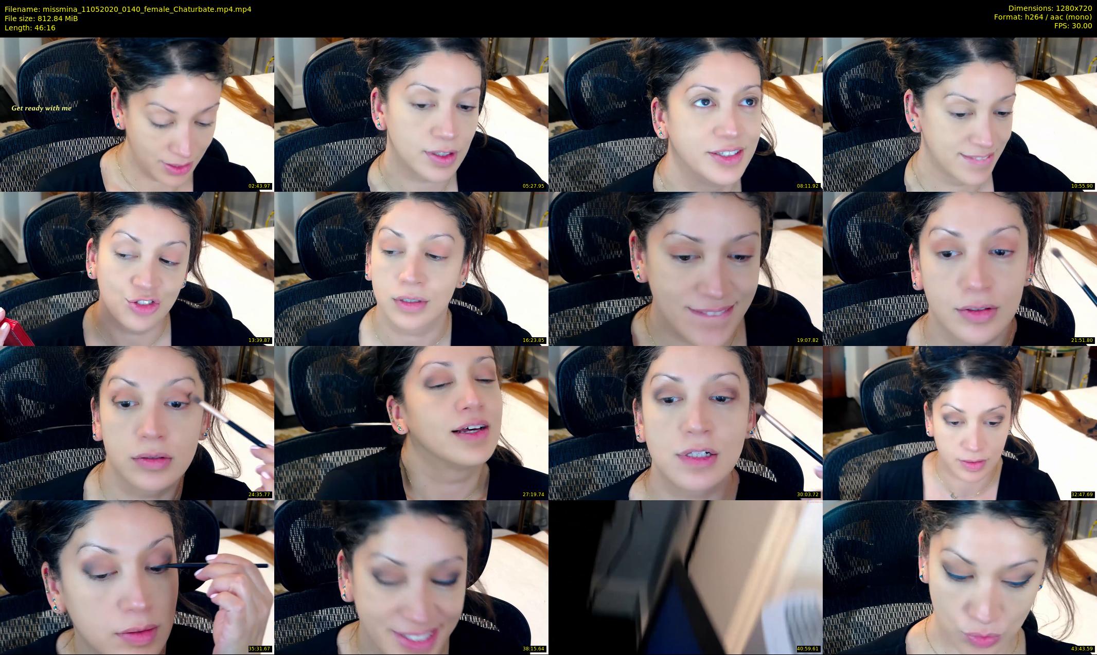 missmina — 47 minute Chaturbate female cam show recording, 720p, May 11, 2020