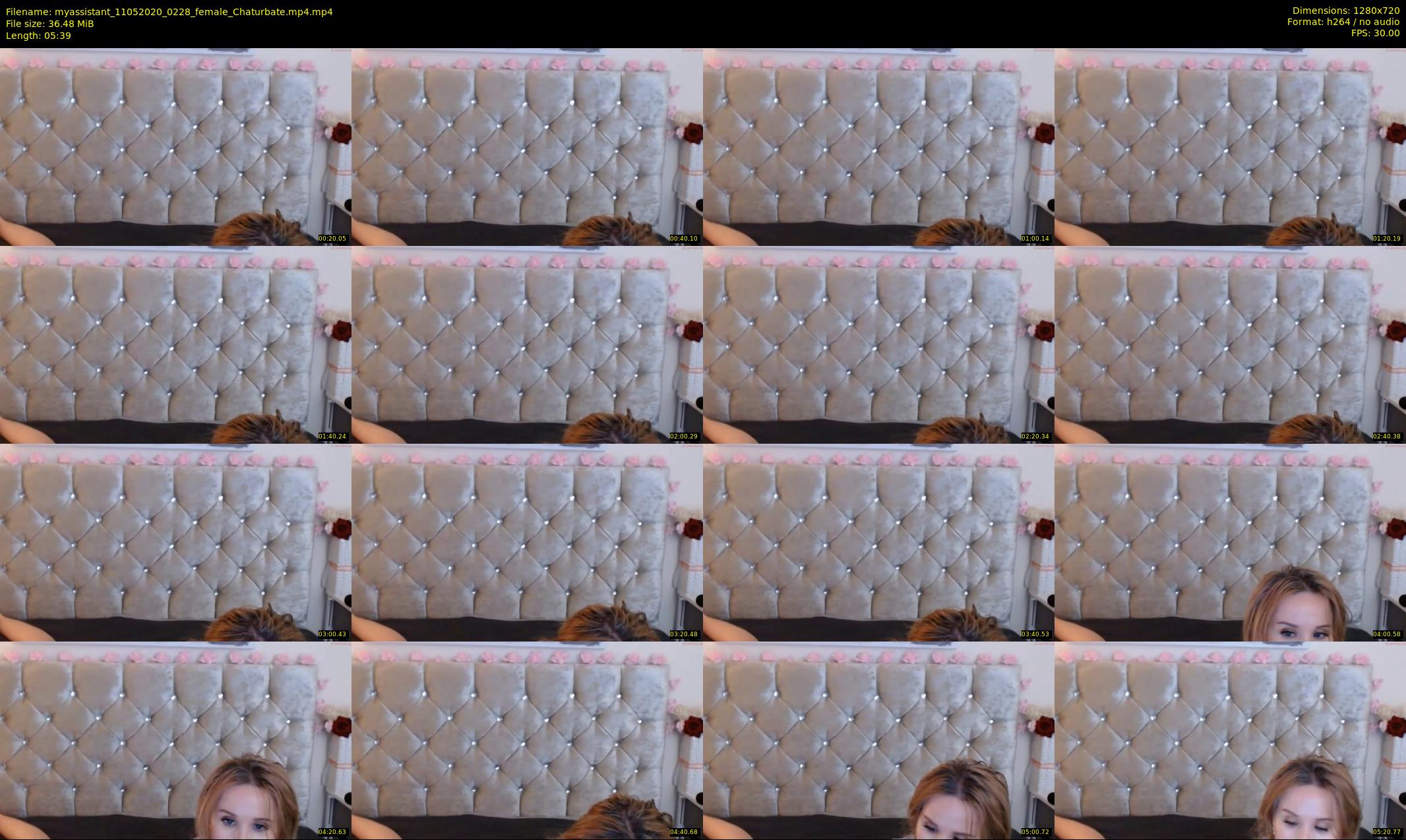 myassistant — 6 minute Chaturbate female cam show recording, 720p, May 11, 2020