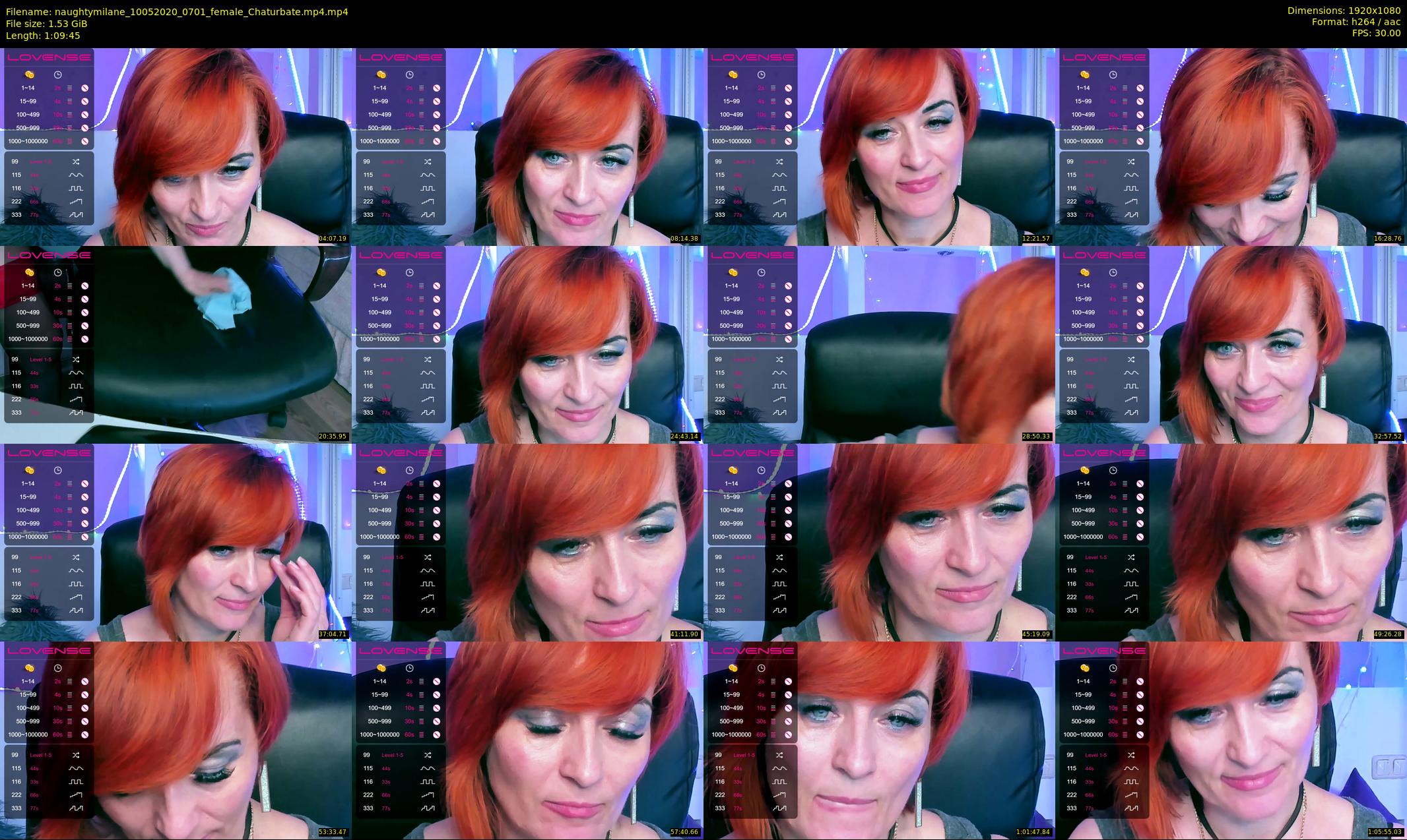 naughtymilane — 70 minute Chaturbate female cam show recording, 1080p, May 10, 2020