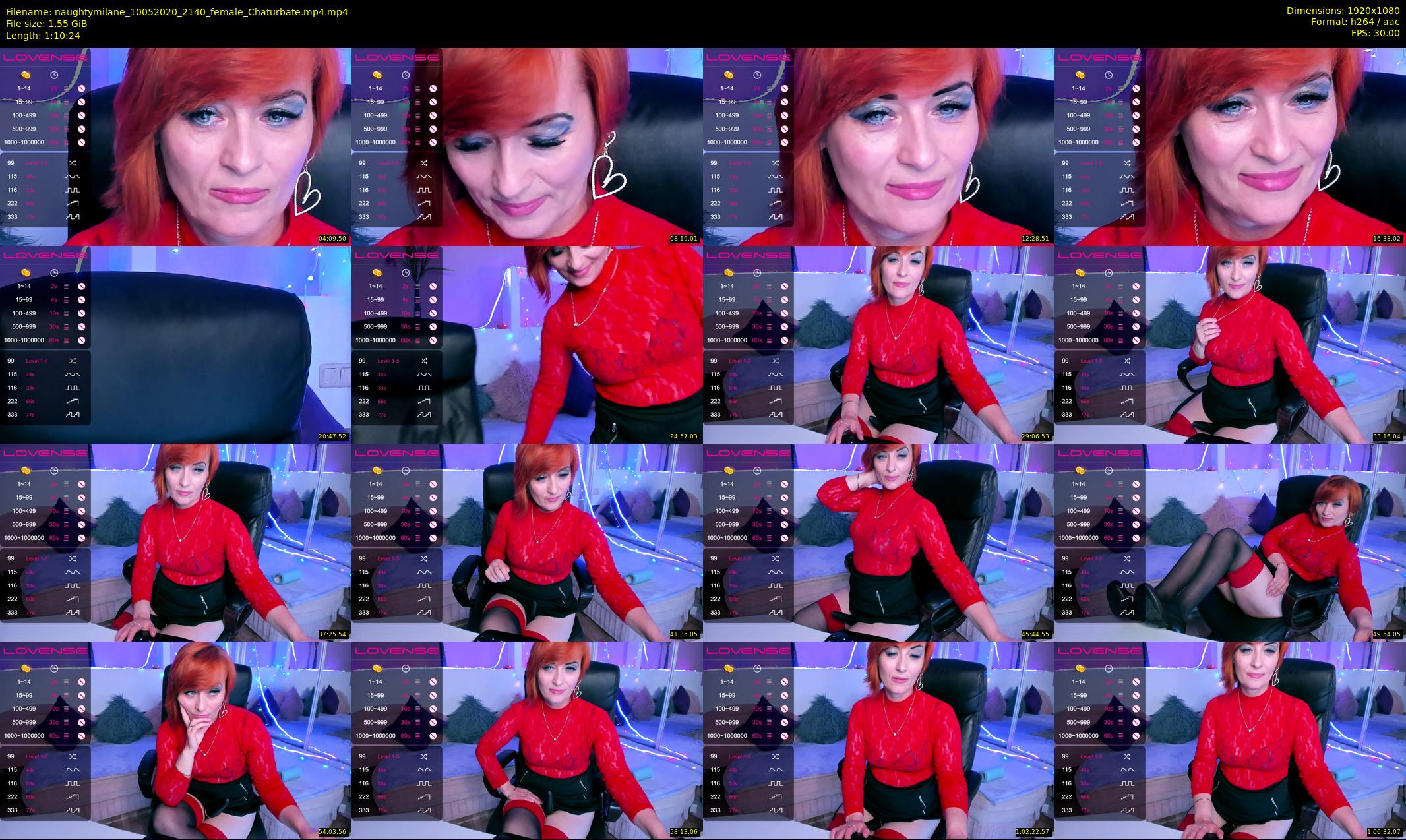naughtymilane — 71 minute Chaturbate female cam show recording, 1080p, May 10, 2020