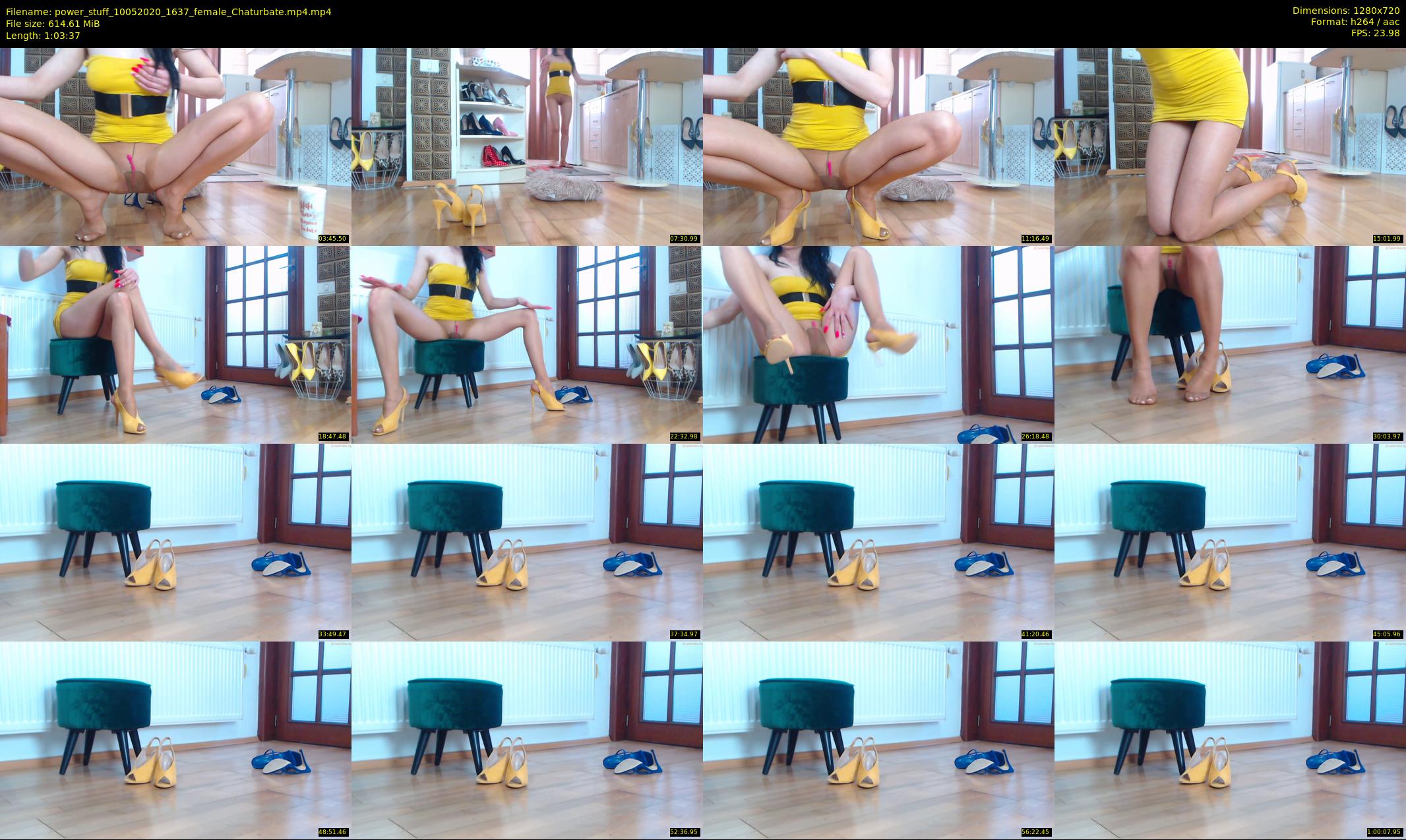 power_stuff — 64 minute Chaturbate female cam show recording, 720p, May 10, 2020