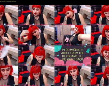 pyrowayne — 54 minute Chaturbate female cam show recording, 720p, May 10, 2020