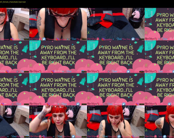pyrowayne — 54 minute Chaturbate female cam show recording, 720p, May 10, 2020