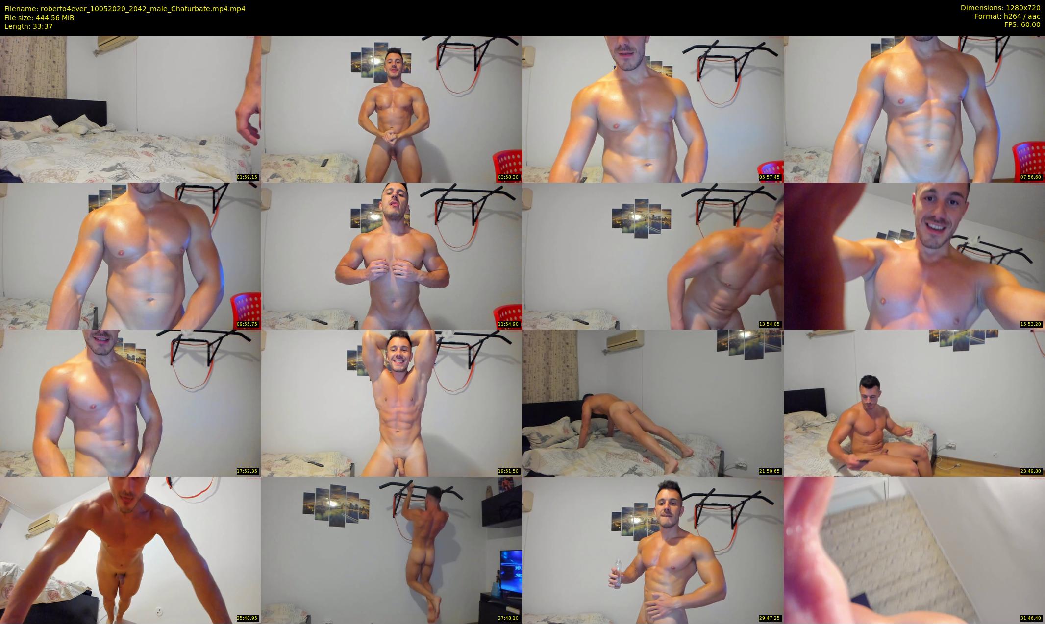 roberto4ever — 34 minute Chaturbate male cam show recording, 720p, May 10, 2020