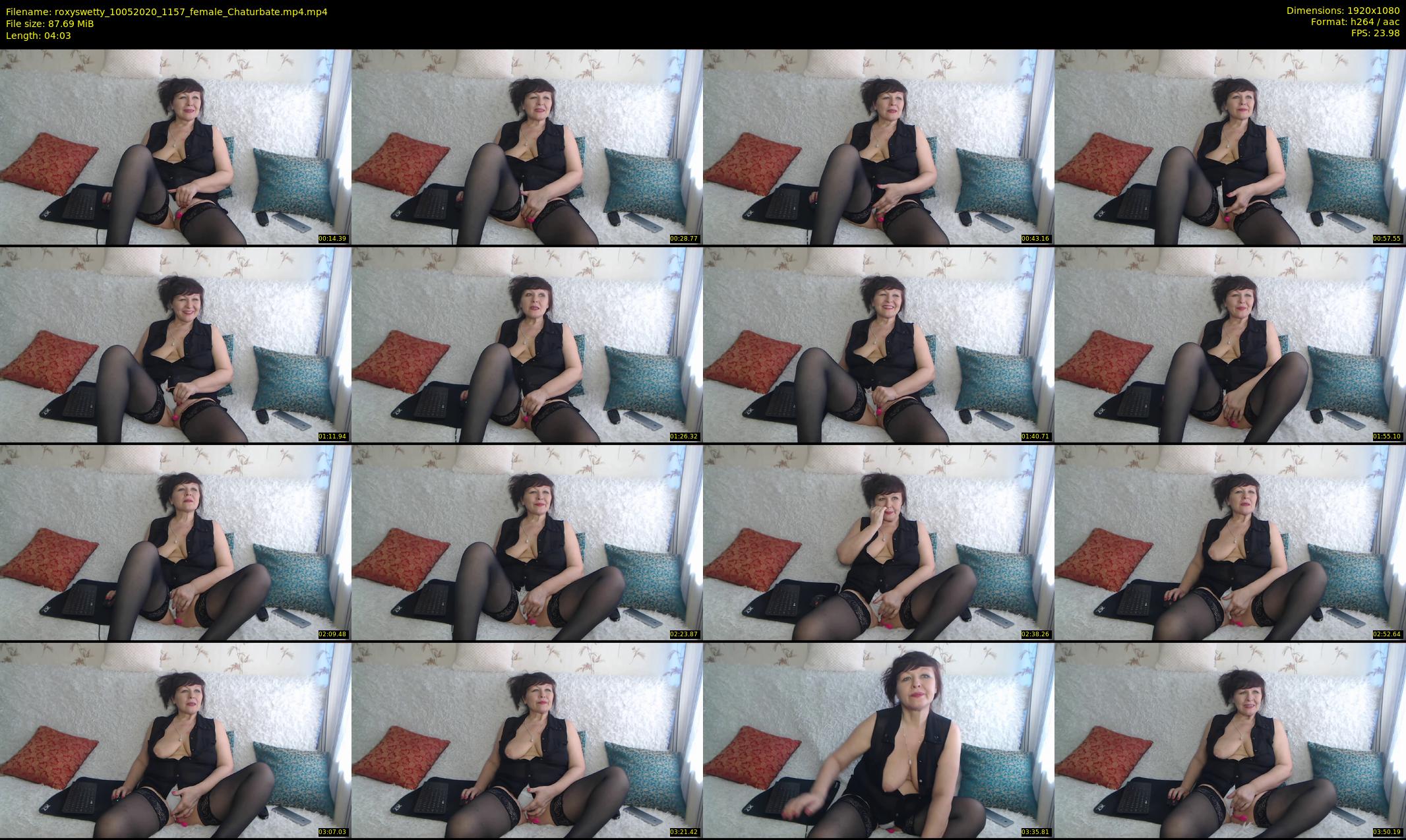 roxyswetty — 5 minute Chaturbate female cam show recording, 1080p, May 10, 2020