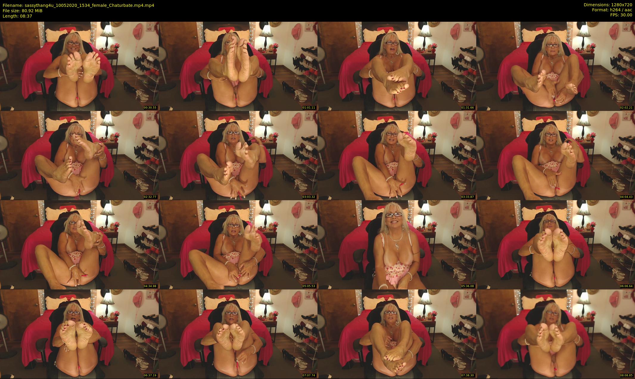 sassythang4u — 9 minute Chaturbate female cam show recording, 720p, May 10, 2020