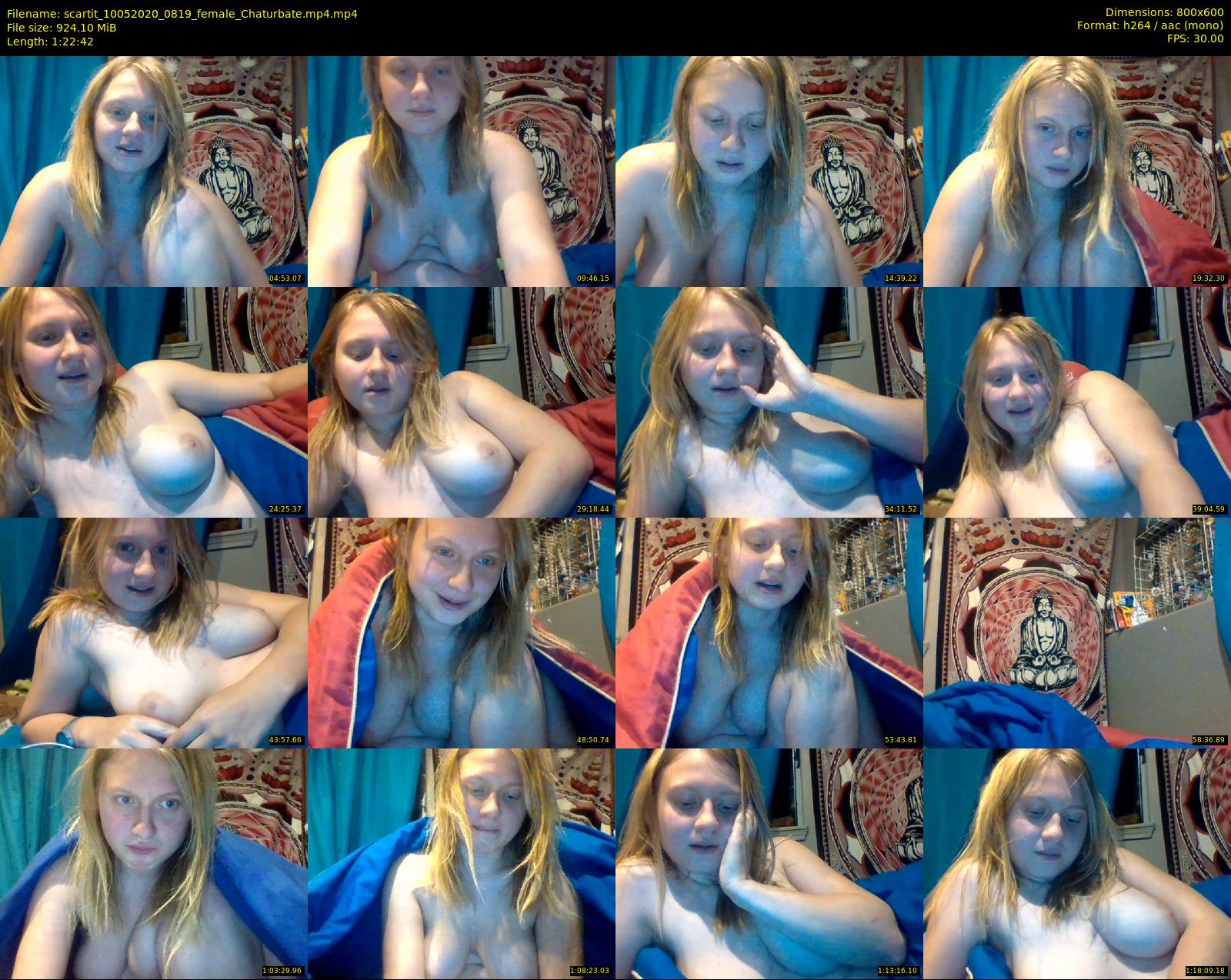 scartit — 83 minute Chaturbate female cam show recording, 480p, May 10, 2020