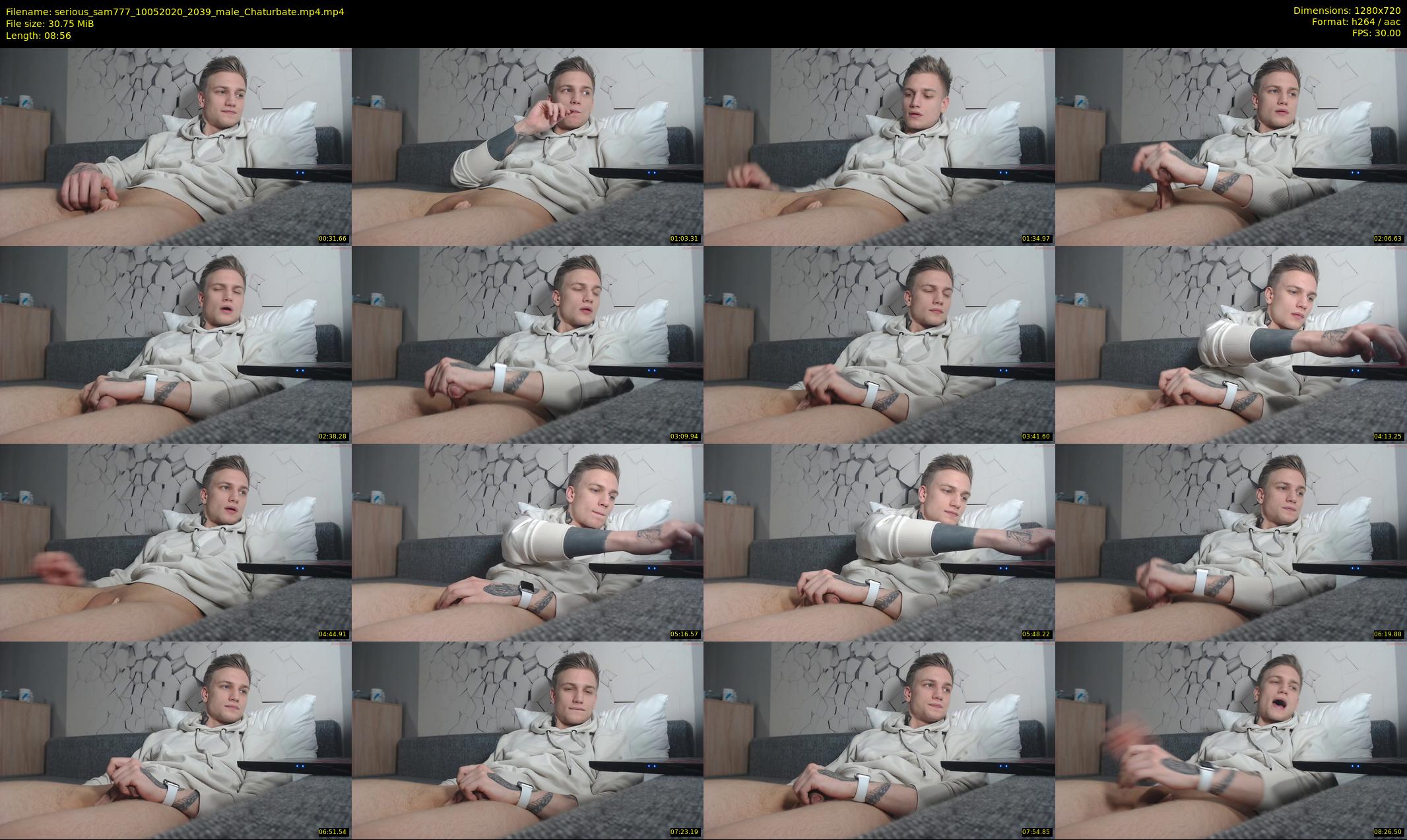 serious_sam777 — 9 minute Chaturbate male cam show recording, 720p, May 10, 2020