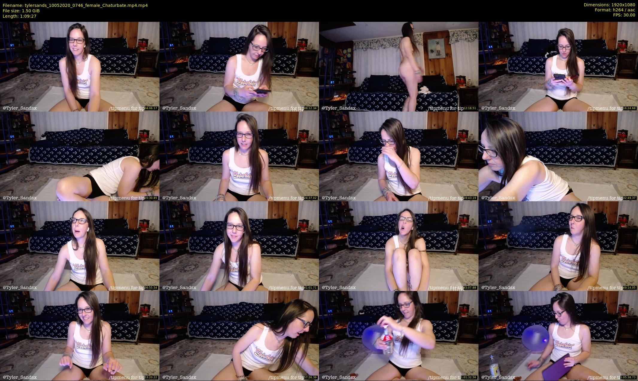 tylersands — 70 minute Chaturbate female cam show recording, 1080p, May 10, 2020