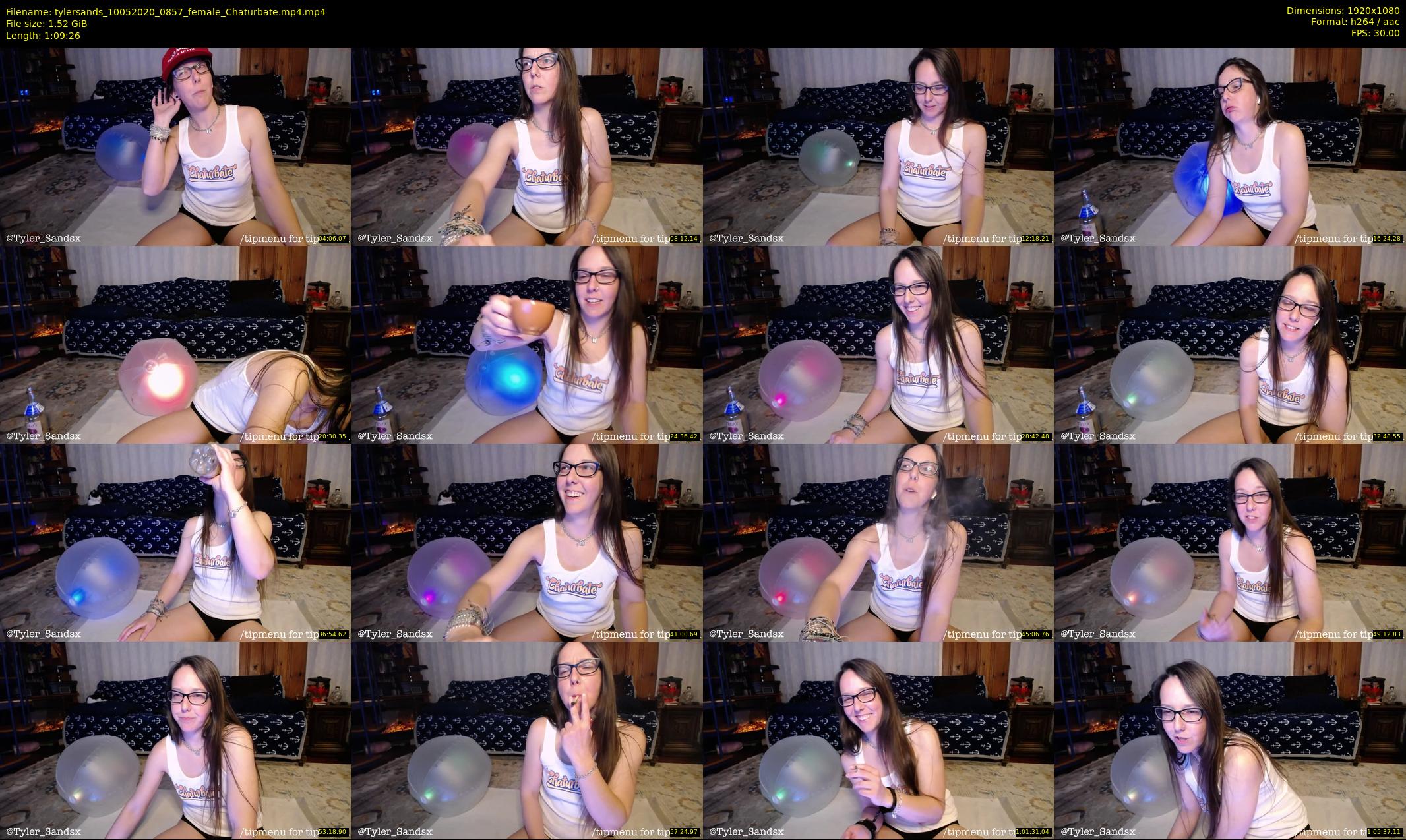 tylersands — 70 minute Chaturbate female cam show recording, 1080p, May 10, 2020
