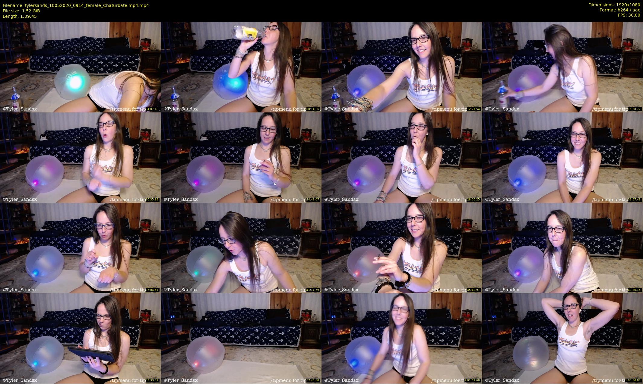 tylersands — 70 minute Chaturbate female cam show recording, 1080p, May 10, 2020