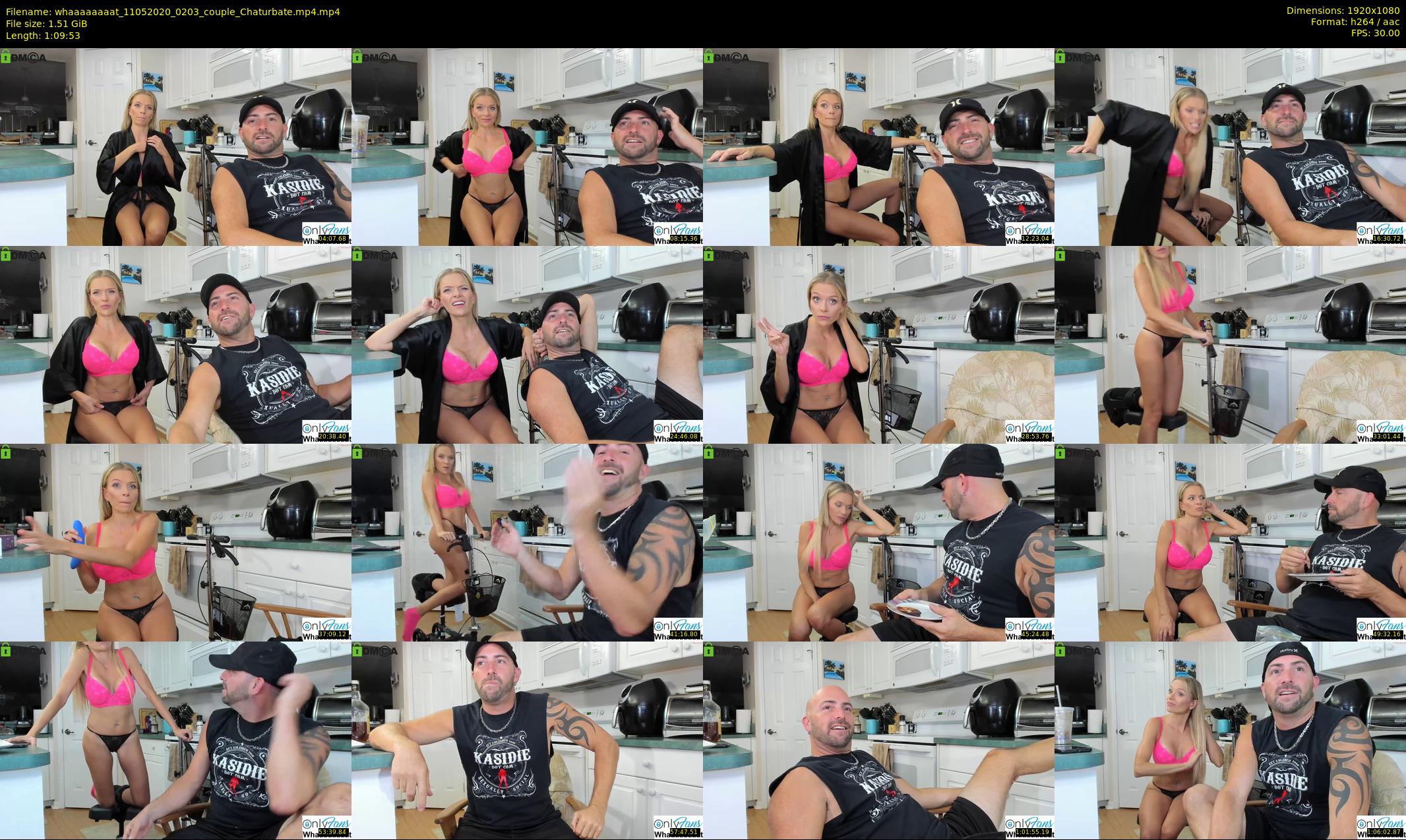 whaaaaaaaat — 70 minute Chaturbate couple cam show recording, 1080p, May 11, 2020