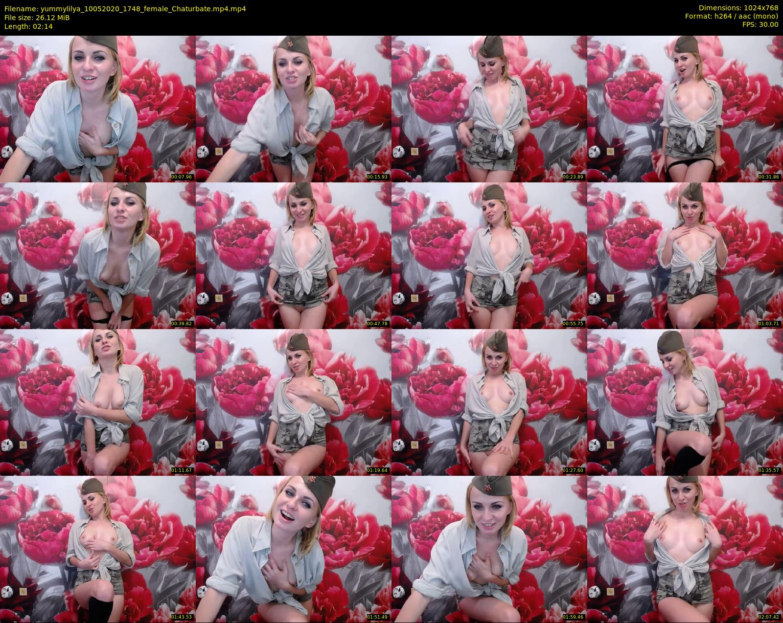 yummylilya — 3 minute Chaturbate female cam show recording, 720p, May 10, 2020